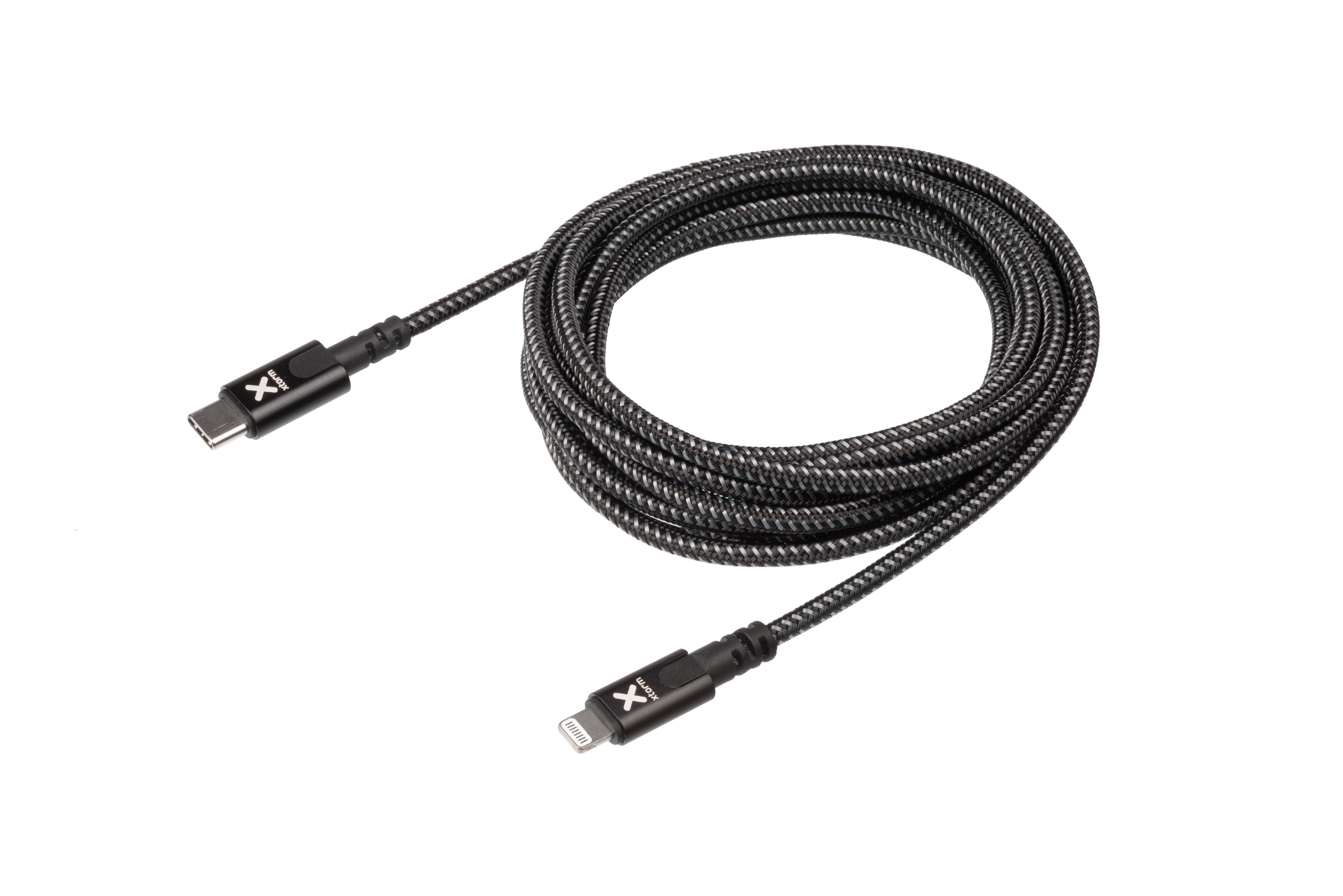 Rca Informatique - image du produit : ORIGINAL USB-C TO LIGHTNING CABLE (3M) BLACK