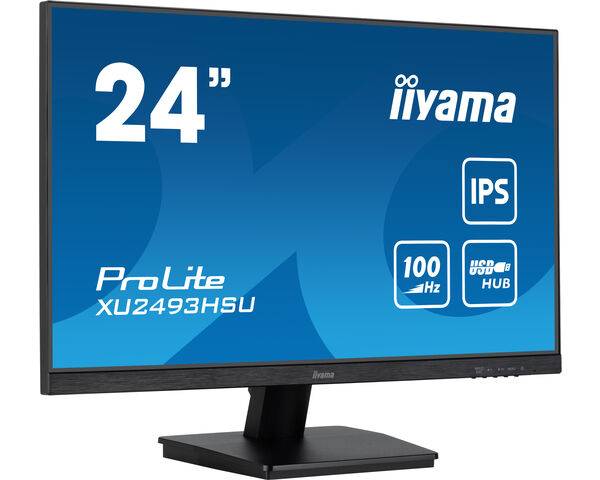 Rca Informatique - image du produit : XU2493HSU-B6 23.8IN IPS FHD 250CD/HDMI/DP/2USB HUB