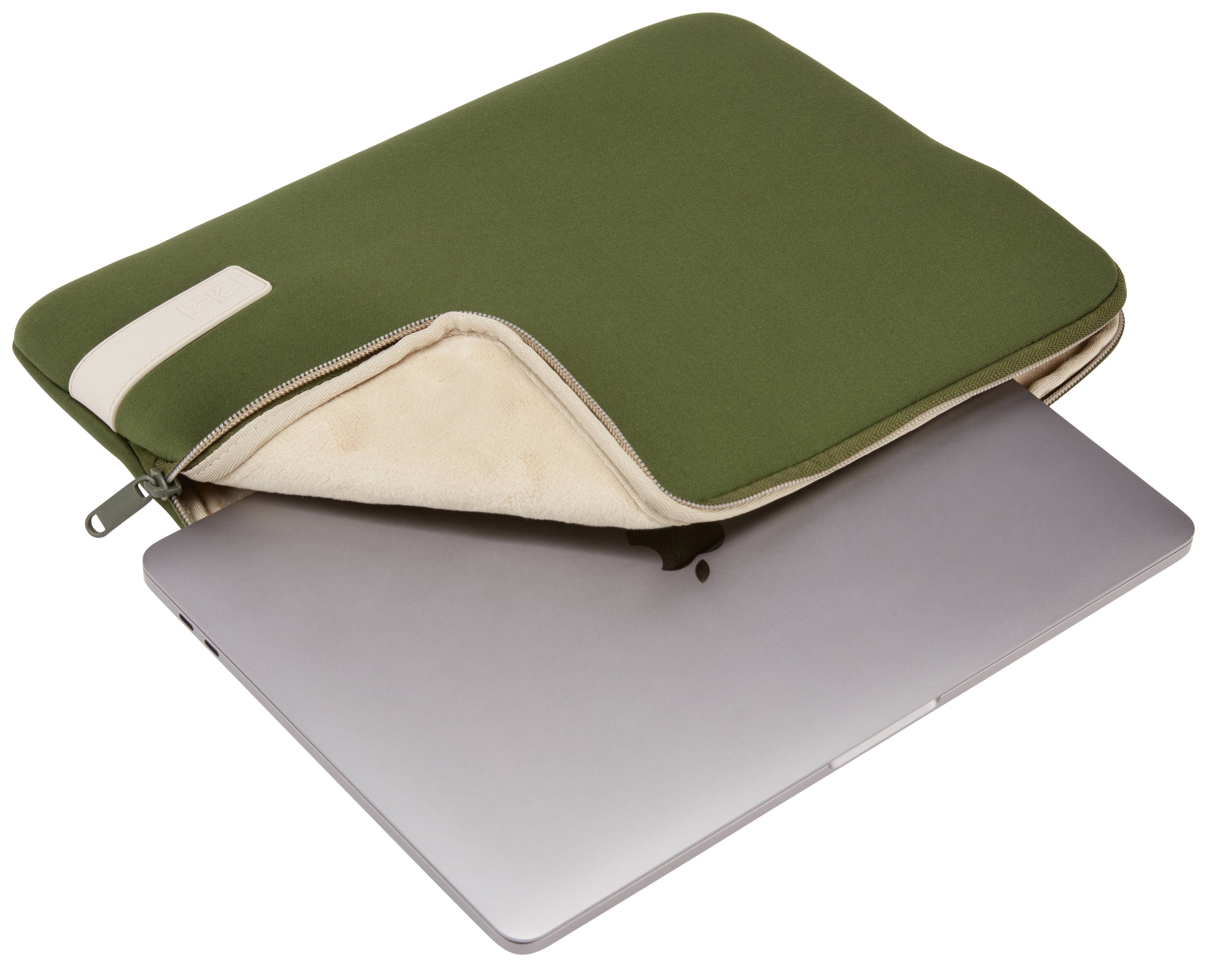 Rca Informatique - image du produit : CASE LOGIC REFLECT MACBOOK 13IN GREEN SLEEVE