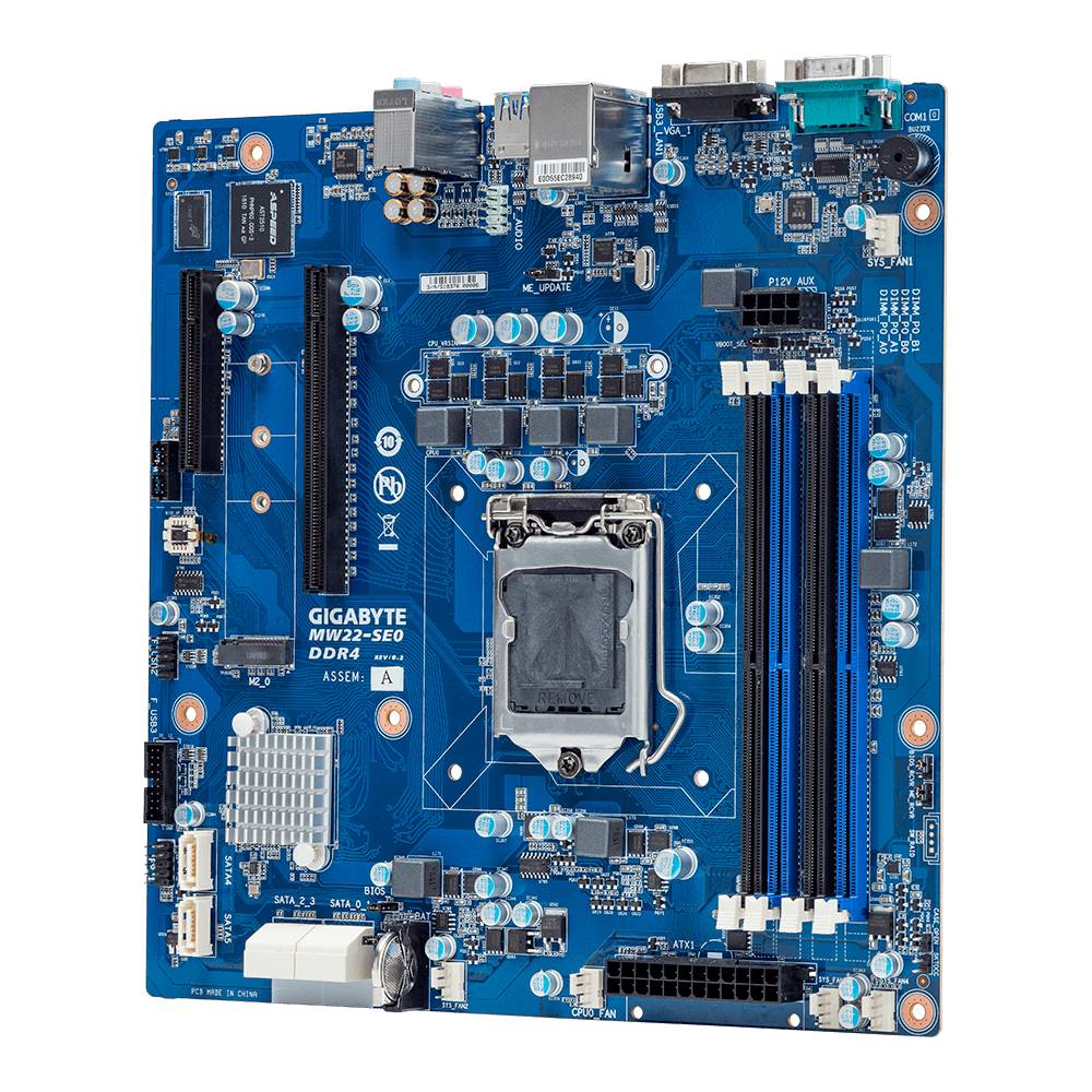 Rca Informatique - image du produit : INTEL MB MW22-SE0 1XLGA1151 4XDIMM 1XGBE LAN 6XSATA3 2XPCIE3