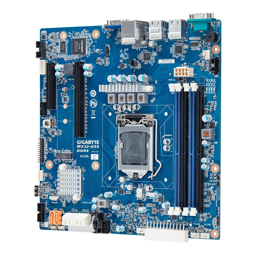 Rca Informatique - image du produit : INTEL MB MX32-BS0 1XLGA1151 4XDIMM 2XGBE LAN 6XSATA3 2XPCIE3