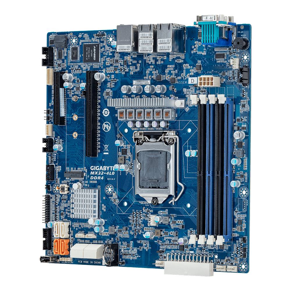 Rca Informatique - image du produit : INTEL MB MX32-4L0 1XLGA1151 4XDIMM 4XGBE LAN 8XSATA3 2XPCIE3