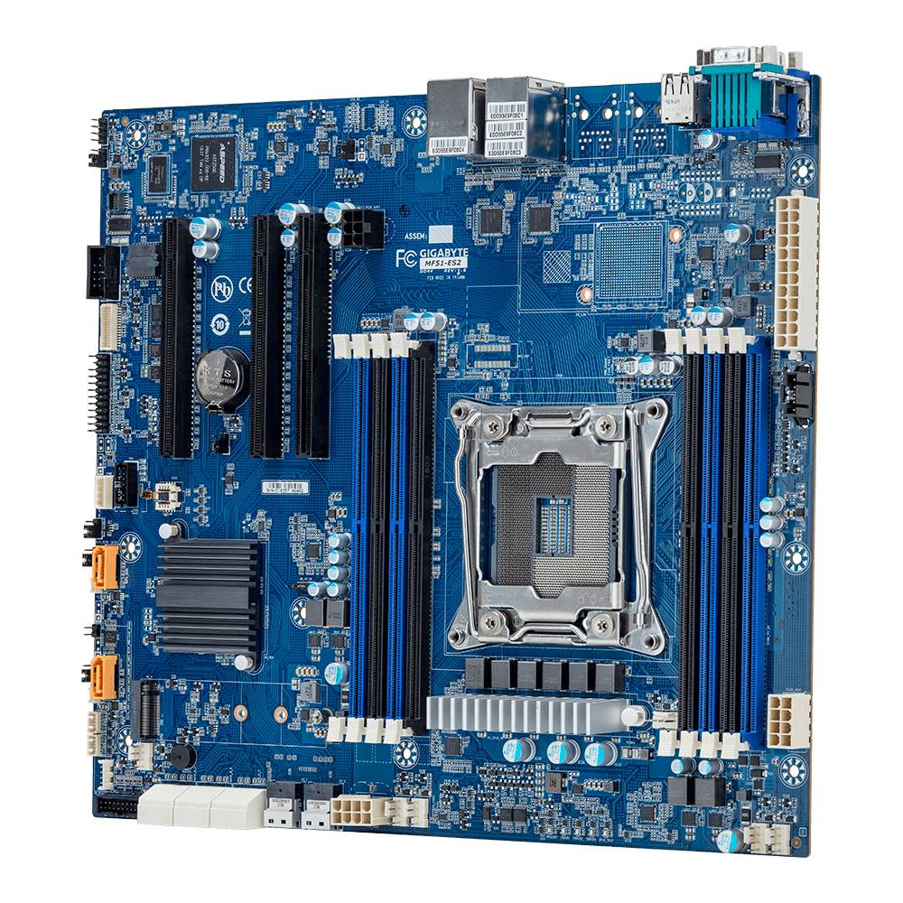 Rca Informatique - image du produit : INTEL MB MF51-ES2 1XLGA2066 8XDIMM 2X1GB 8XSATA3 3XPCIE3