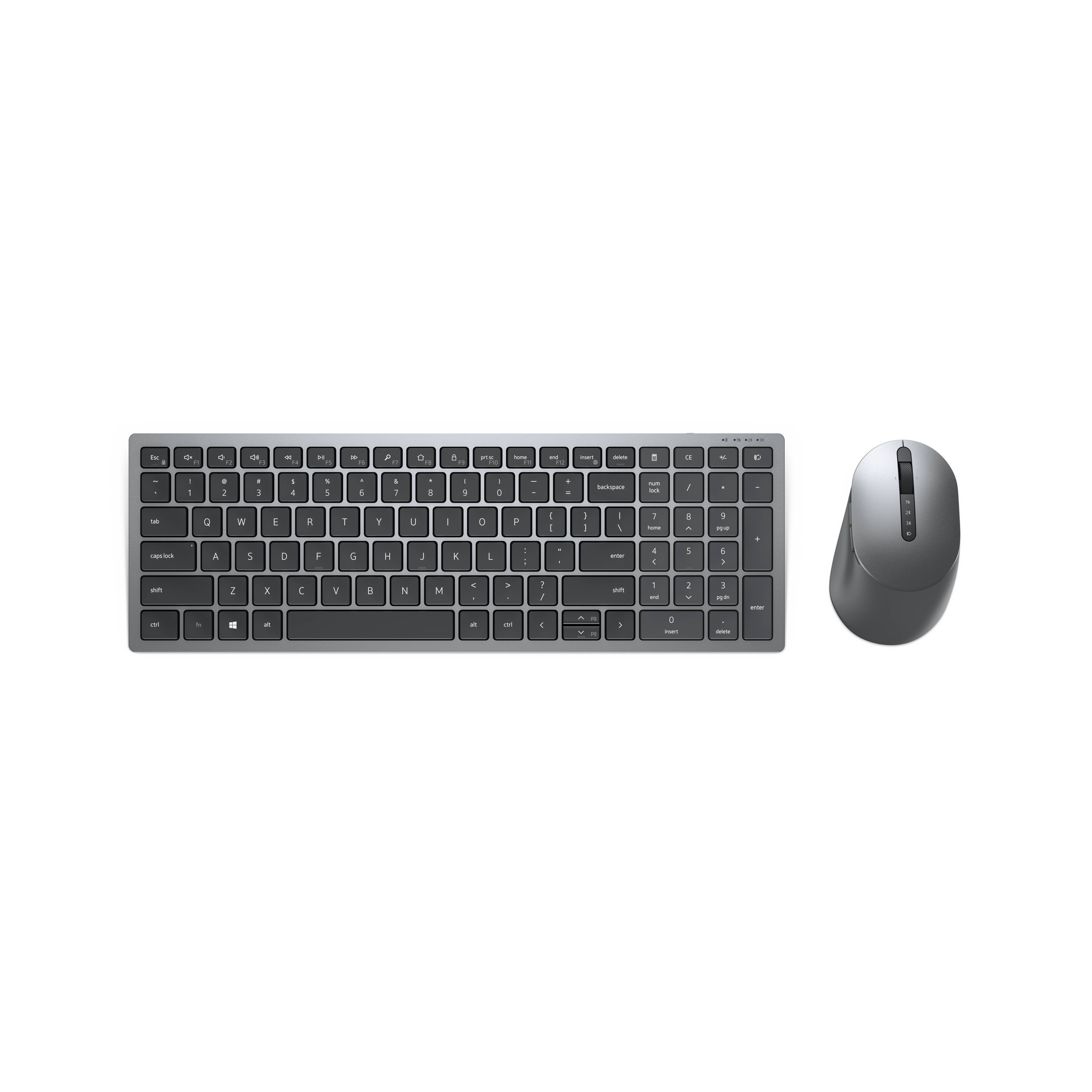 Rca Informatique - image du produit : MULTI-DEVICE WIRELESS KEYBOARD AND MOUSE KM7120W FRENCH AZERTY