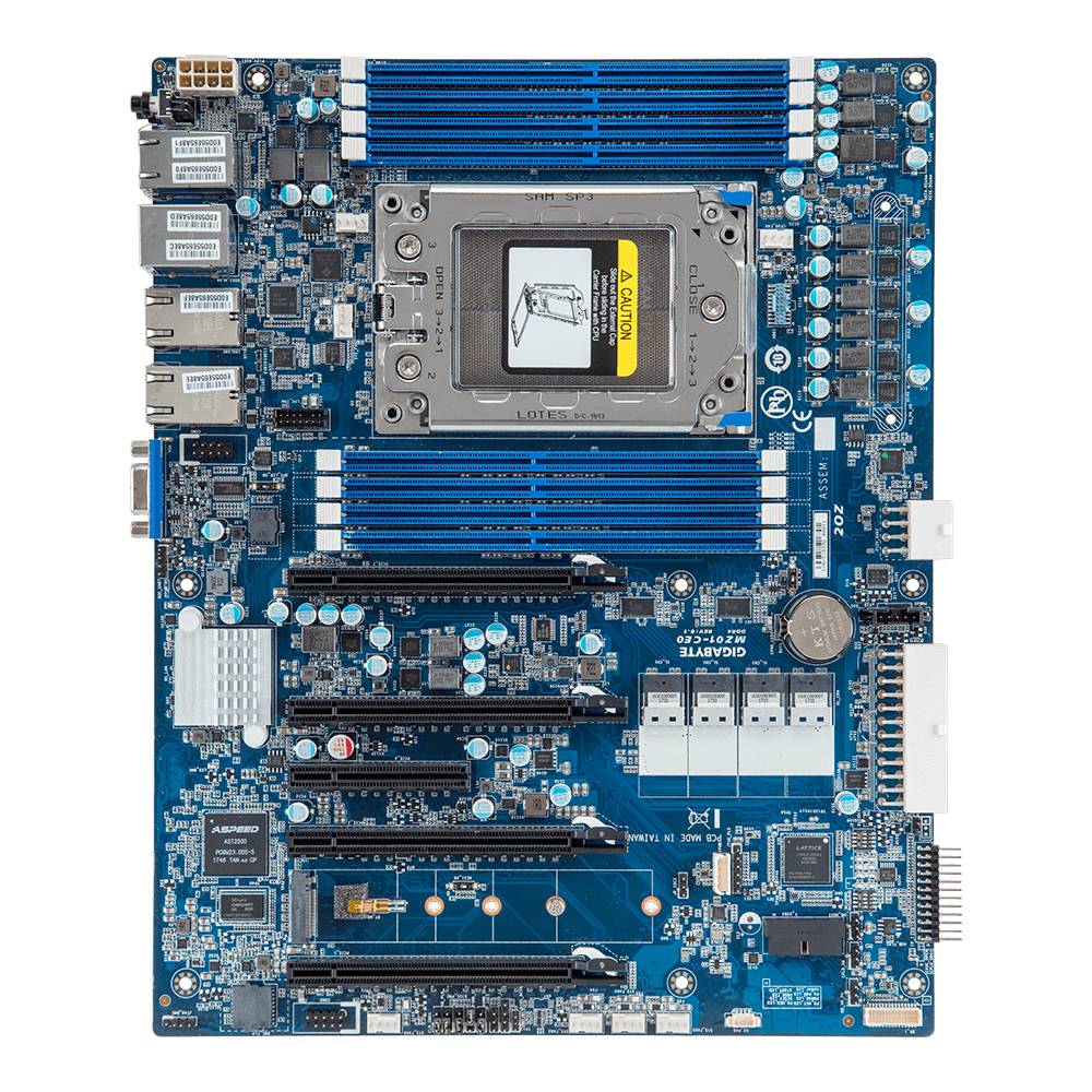 Rca Informatique - image du produit : AMD MB MZ01-CE0 BULK 1XEPYC 8XDIMM 2X10GB 2X1GB 16XSATA3