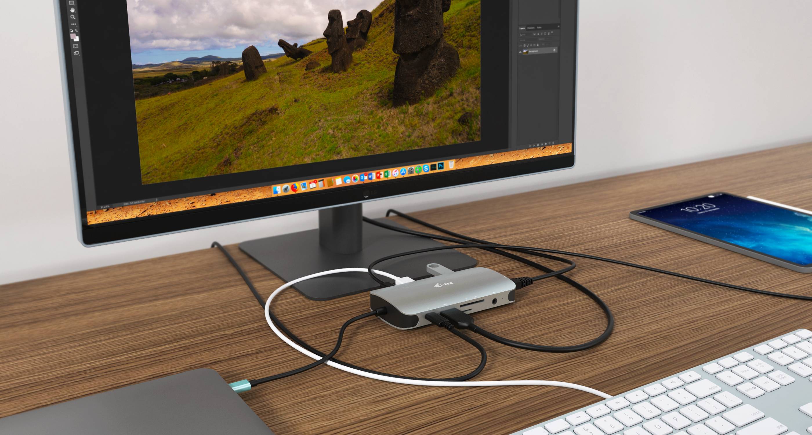 Rca Informatique - image du produit : I-TEC USB-C NANO DOCK HDMI/VGA DOCK ST. HDMI/VGA LAN + PD 100W