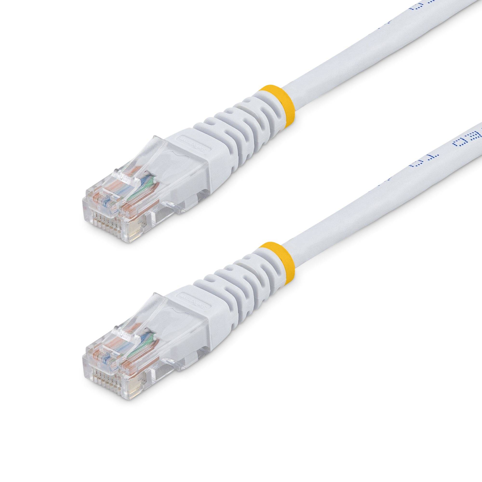 Rca Informatique - image du produit : CABLE PATCH UTP CAT5E BLANC MOULE