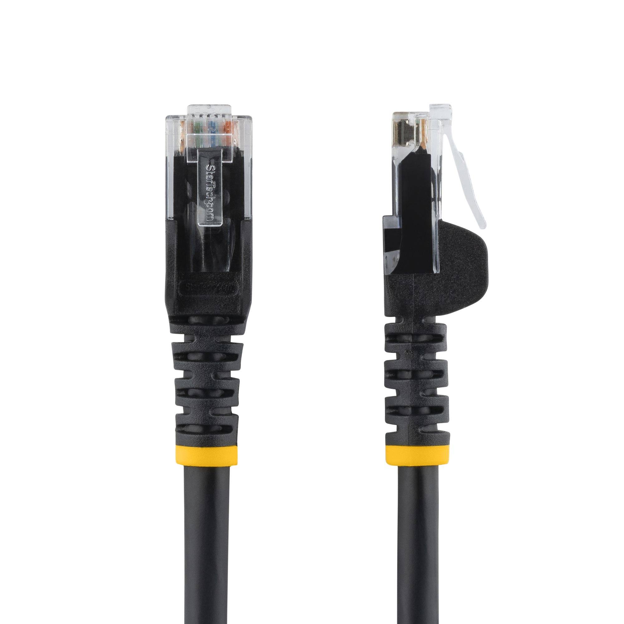 Rca Informatique - image du produit : 10M BLACK CAT5E CABLE SNAGLESS ETHERNET CABLE - UTP