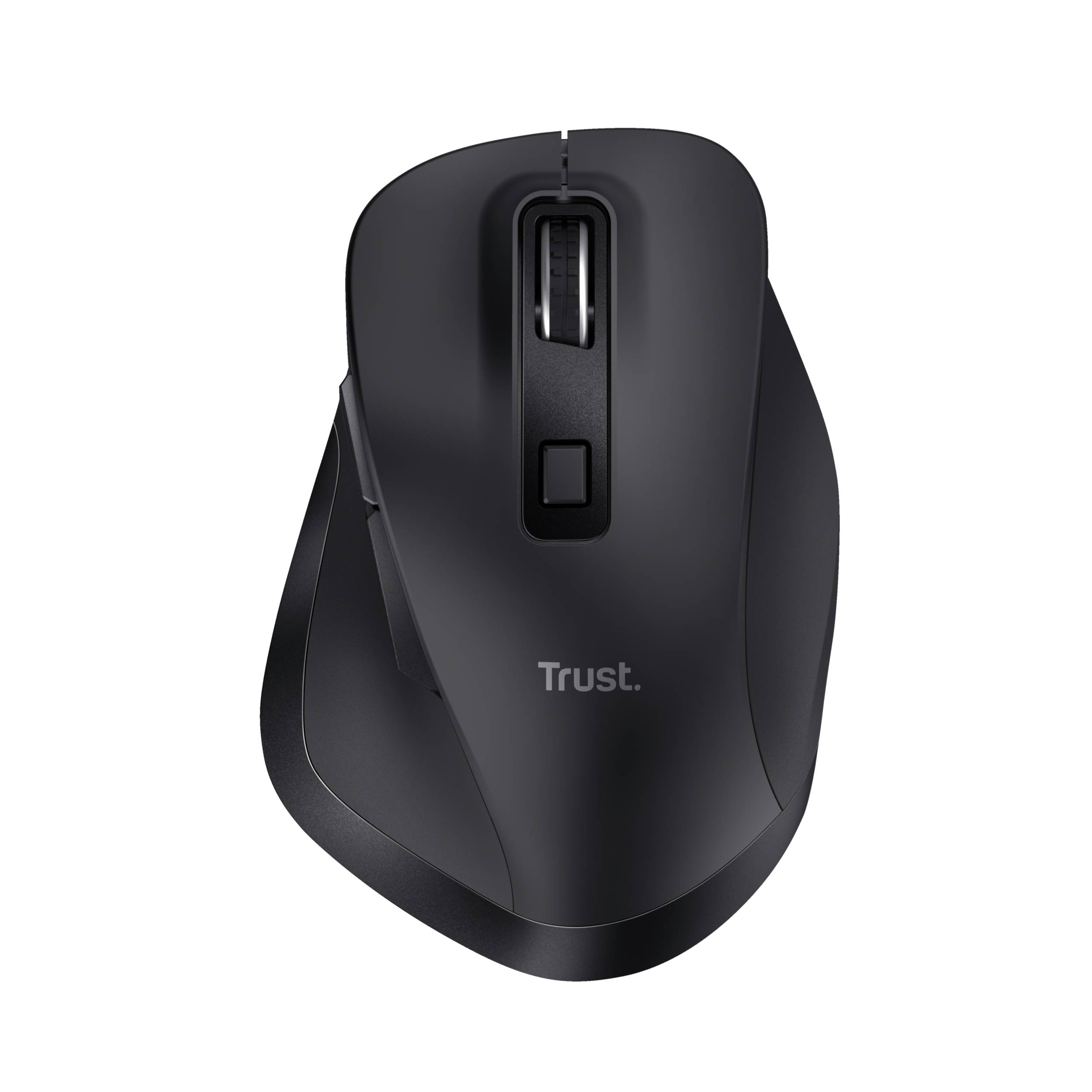 Rca Informatique - image du produit : FYDA RECHARGEABLE ECO WIRELESS MOUSE - BLACK