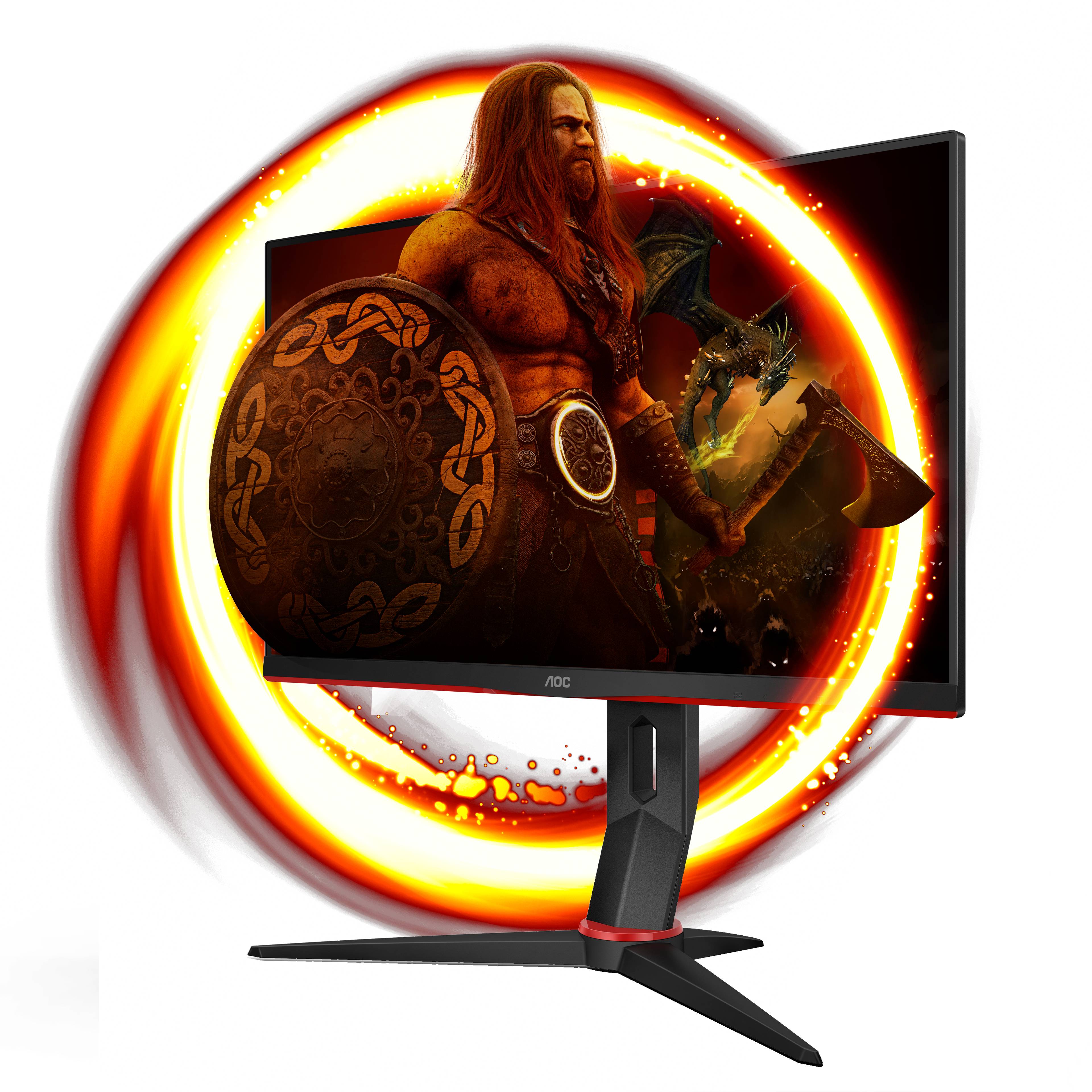 Rca Informatique - image du produit : Q24G2A/BK 23.8IN IPS QHD 165HZ 350CD/1MS/2HDMI/DP