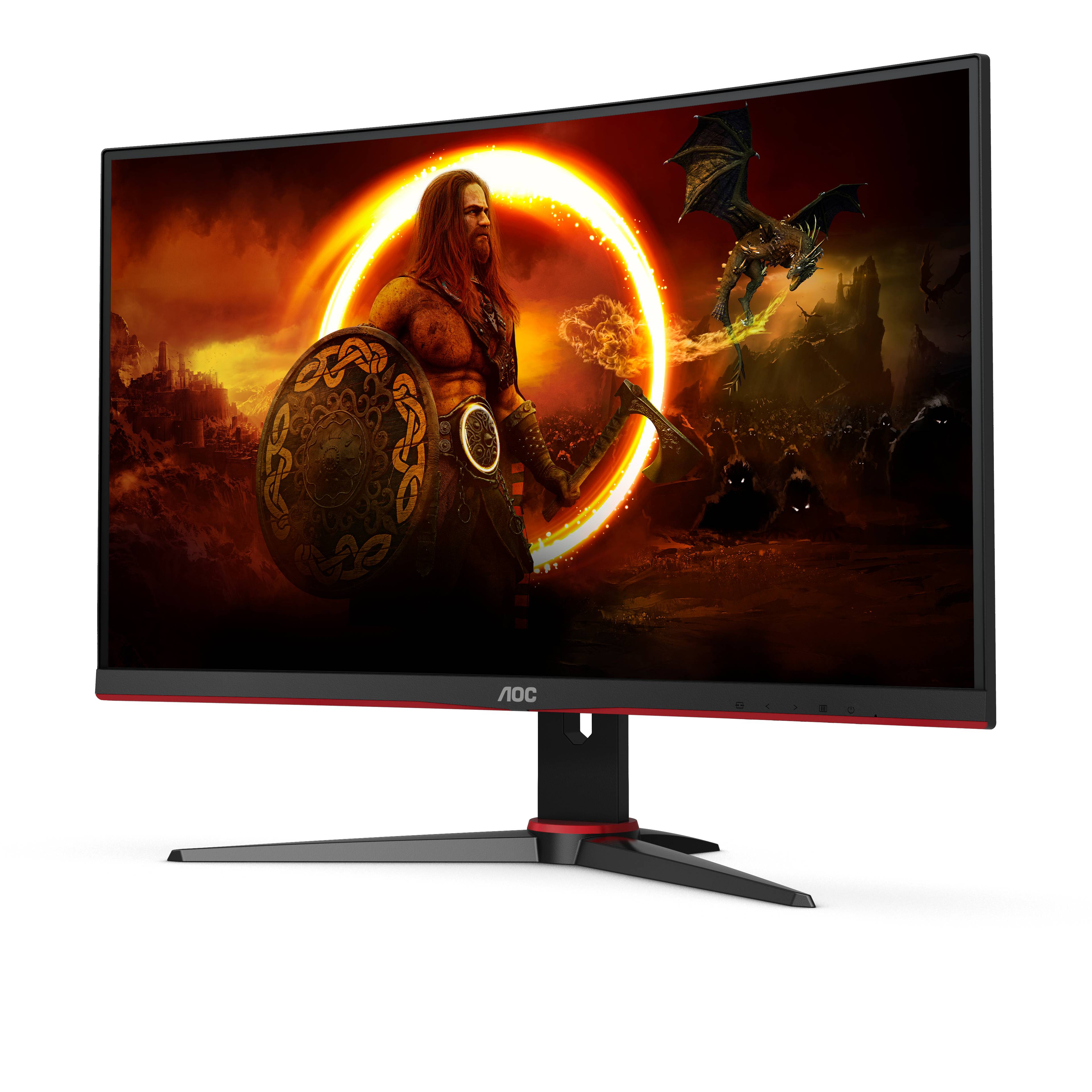 Rca Informatique - image du produit : C27G2ZE/BK 27IN CURV VA FHD 240HZ 300CD/1MS/2HDMI/DP