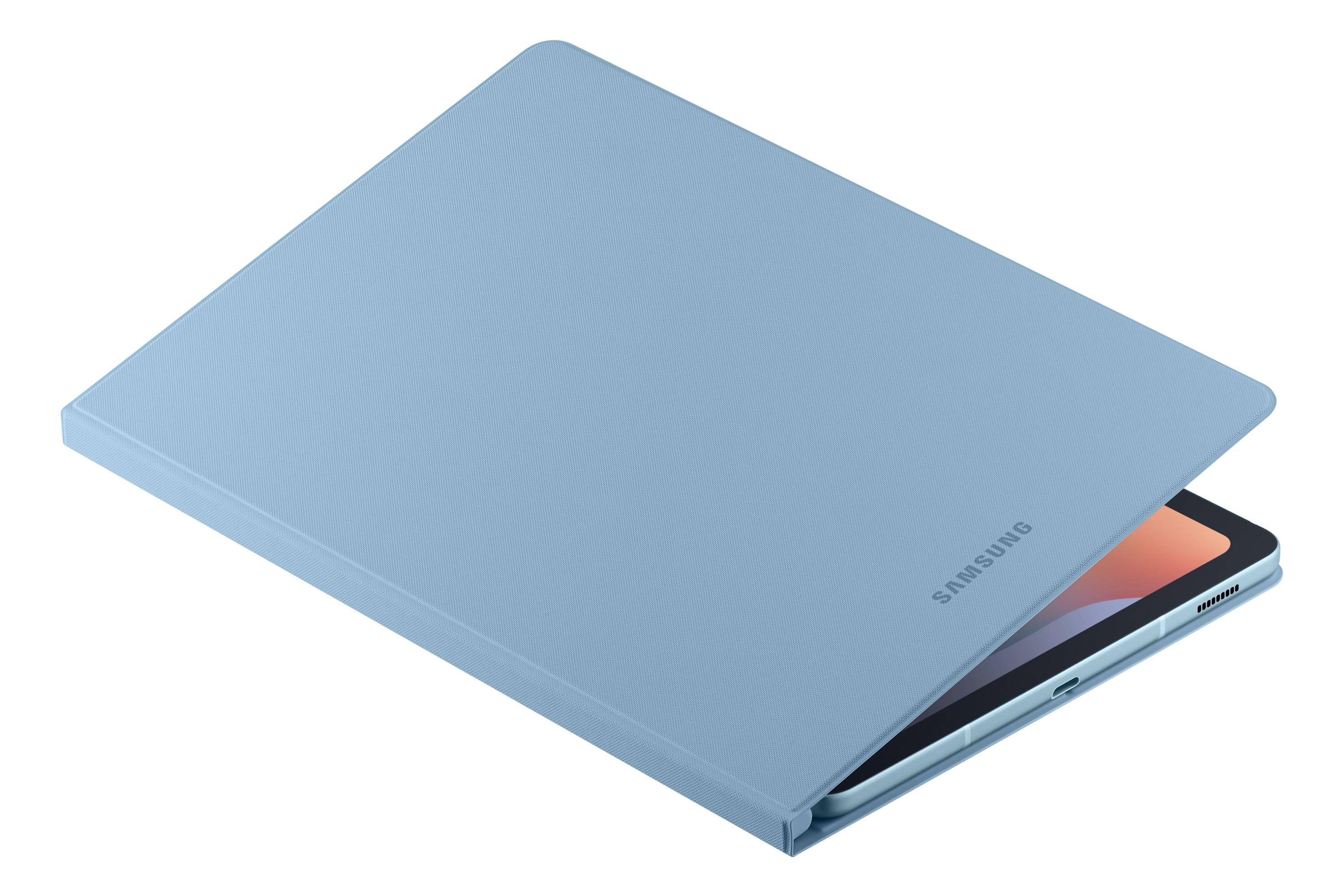 Rca Informatique - image du produit : SAMSUNG BOOK COVER GALAXY TAB S6 LITE BLUE EF-BP610PLEGEU