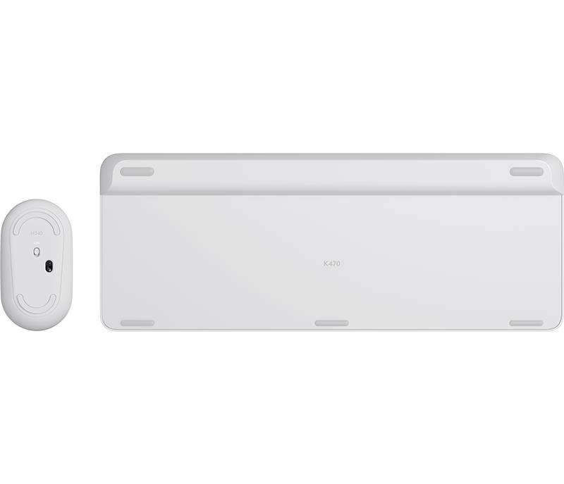 Rca Informatique - image du produit : SLIM WRLS. KEYB.MOUSECOMB MK470 OFFWHITE ESP MEDITER