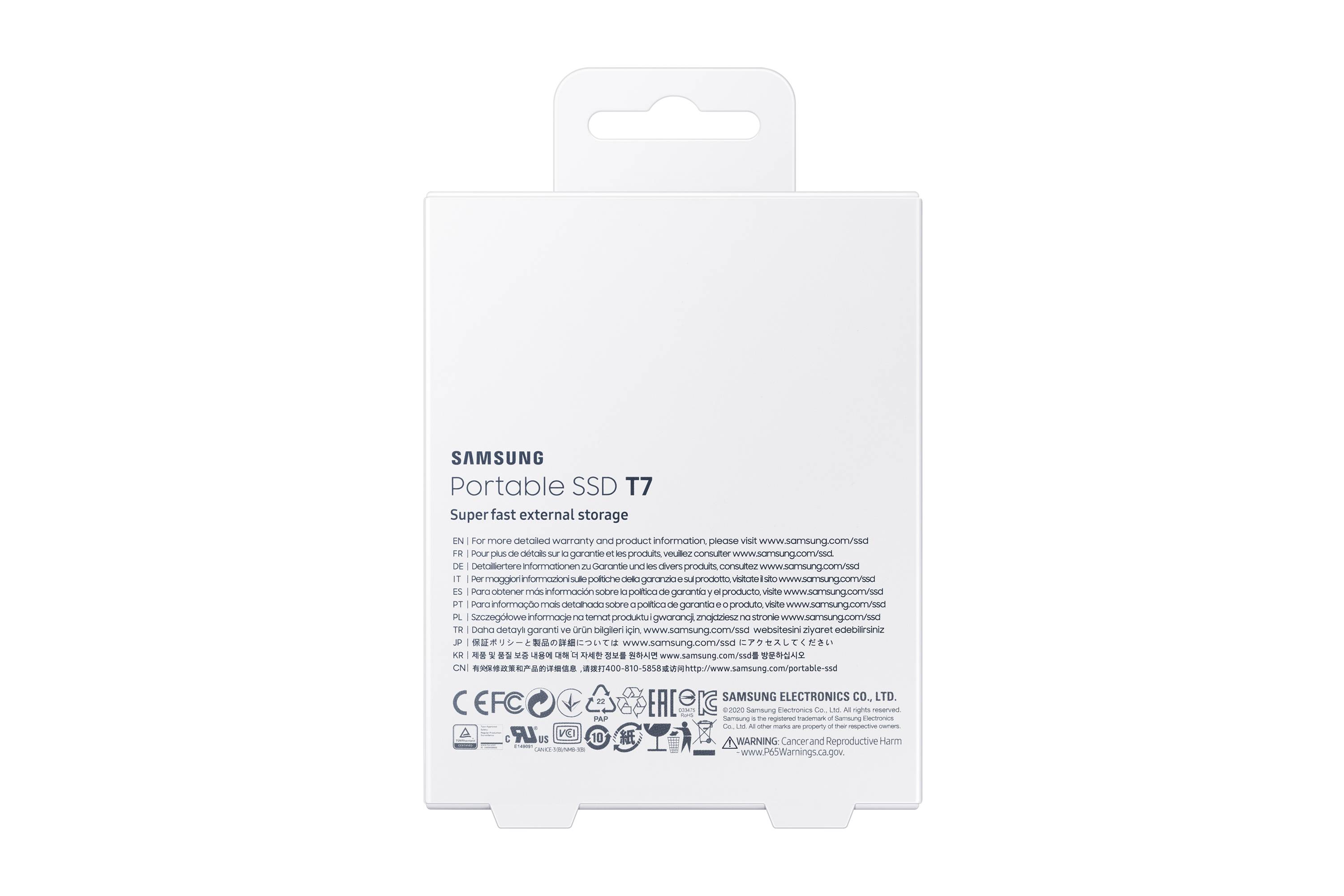 Rca Informatique - image du produit : SSD PORTABLE T7 1TB USB 3.2 TITAN GREY