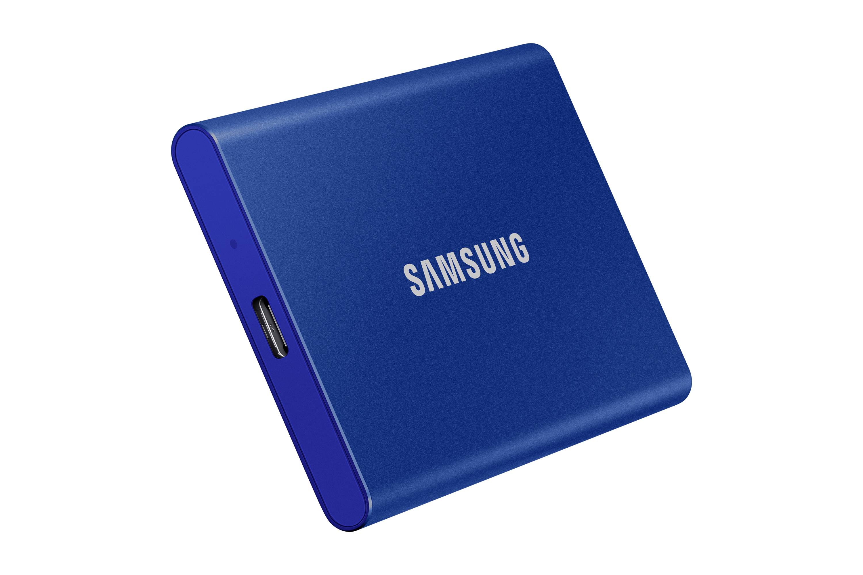 Rca Informatique - image du produit : SSD PORTABLE T7 2TB USB 3.2 INDIGO BLUE