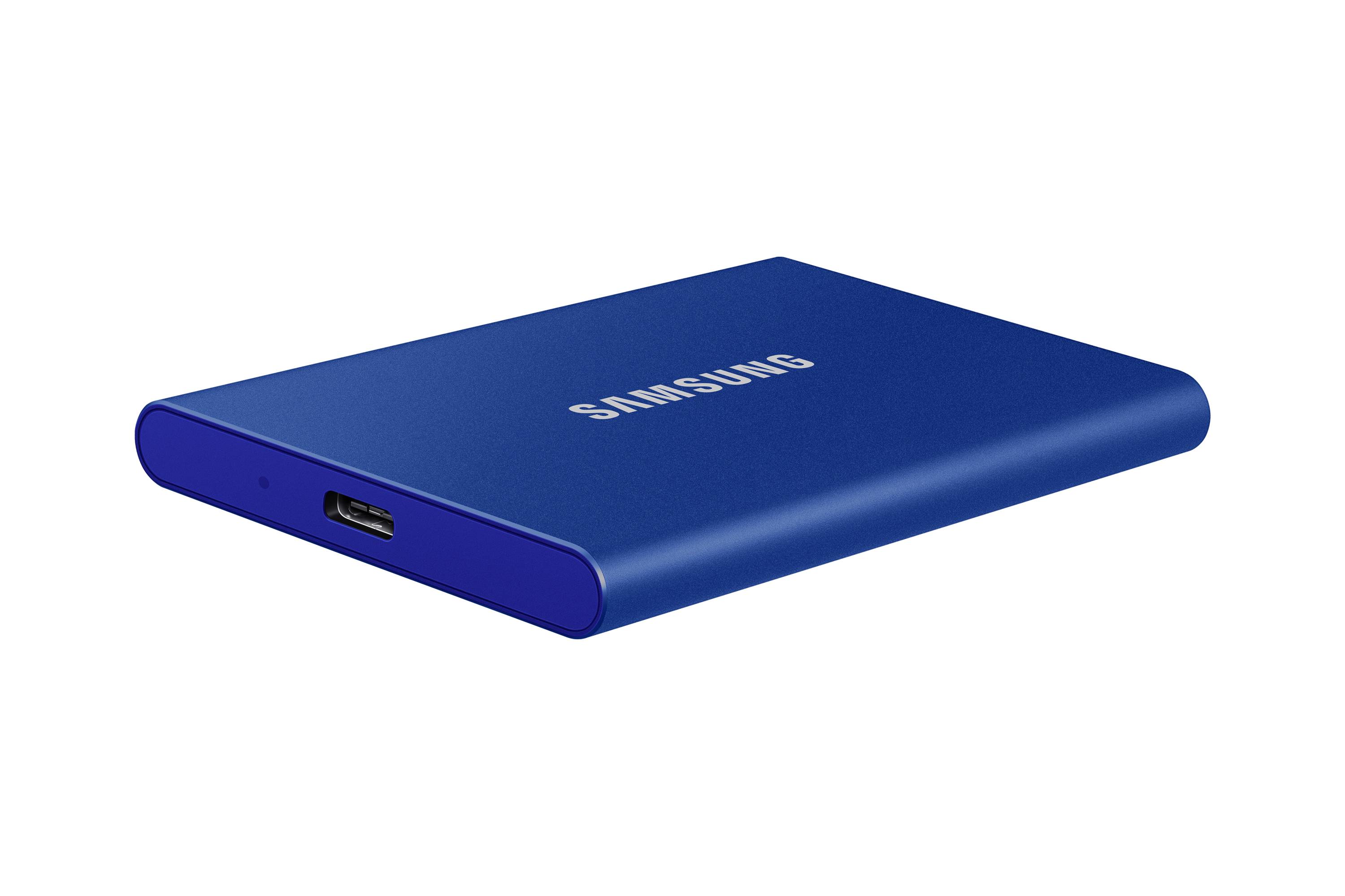 Rca Informatique - image du produit : SSD PORTABLE T7 2TB USB 3.2 INDIGO BLUE