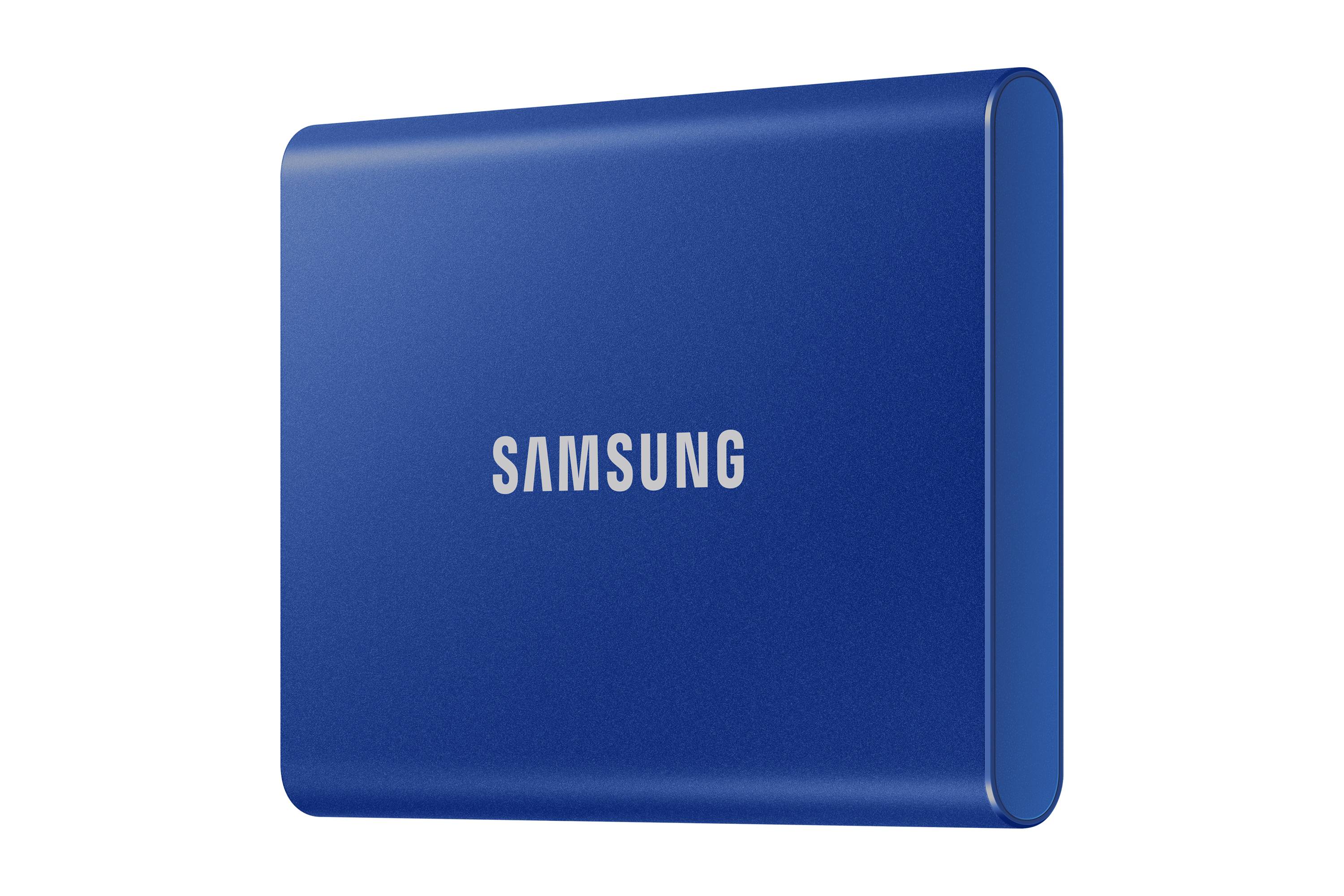 Rca Informatique - image du produit : SSD PORTABLE T7 2TB USB 3.2 INDIGO BLUE