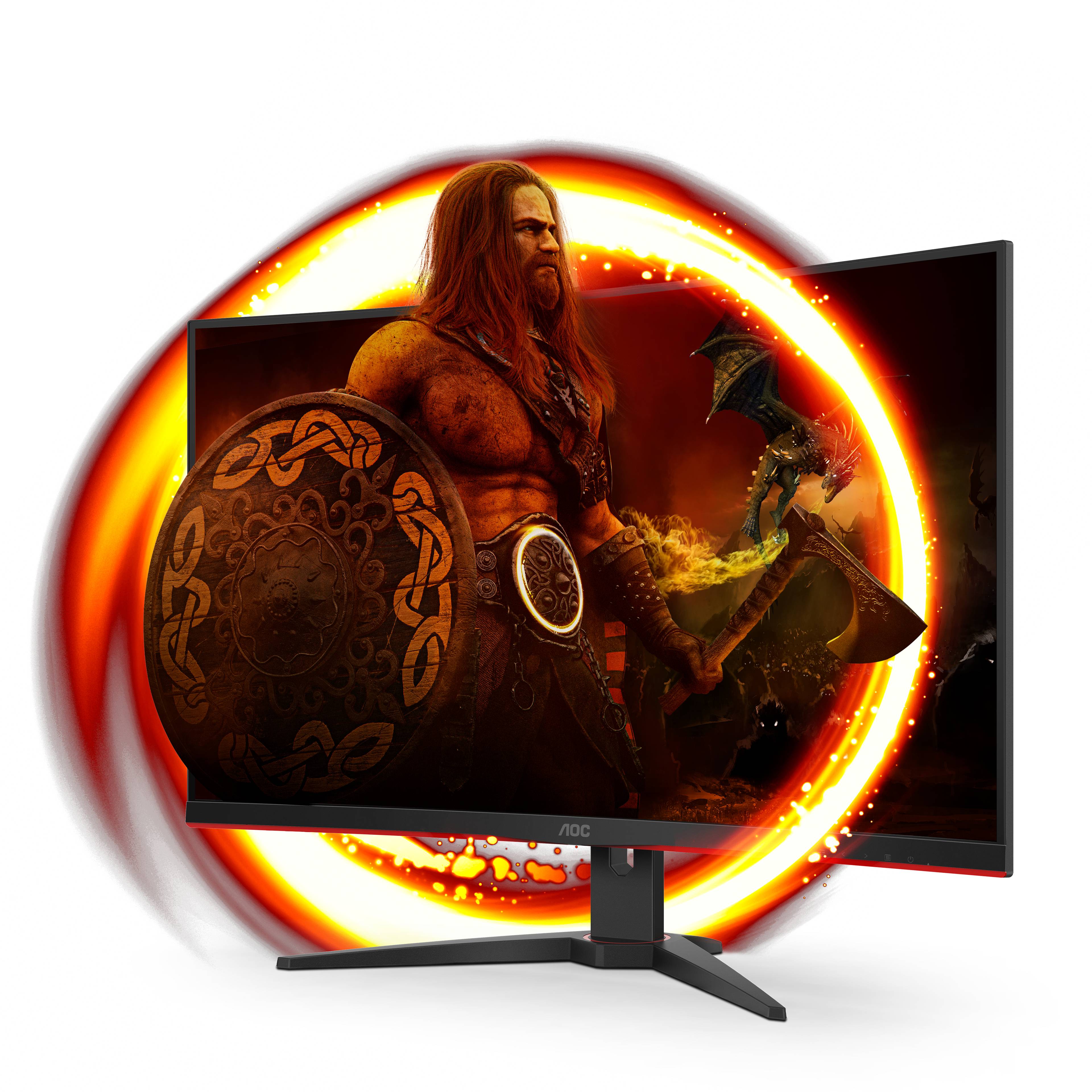 Rca Informatique - image du produit : C32G2ZE/BK 31.5IN CURV VA FHD 240HZ 300CD/4MS/2HDMI/DP