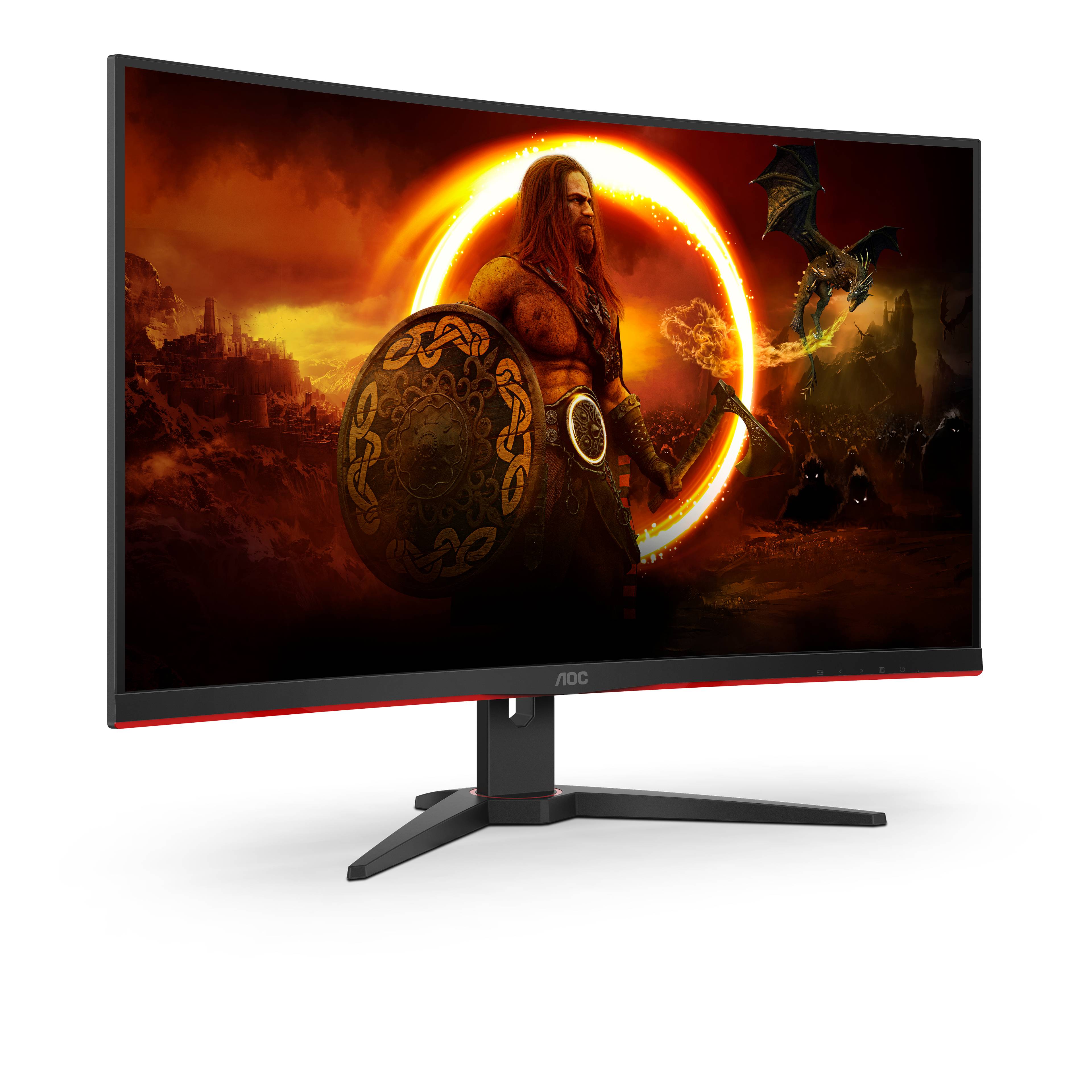 Rca Informatique - image du produit : C32G2ZE/BK 31.5IN CURV VA FHD 240HZ 300CD/4MS/2HDMI/DP