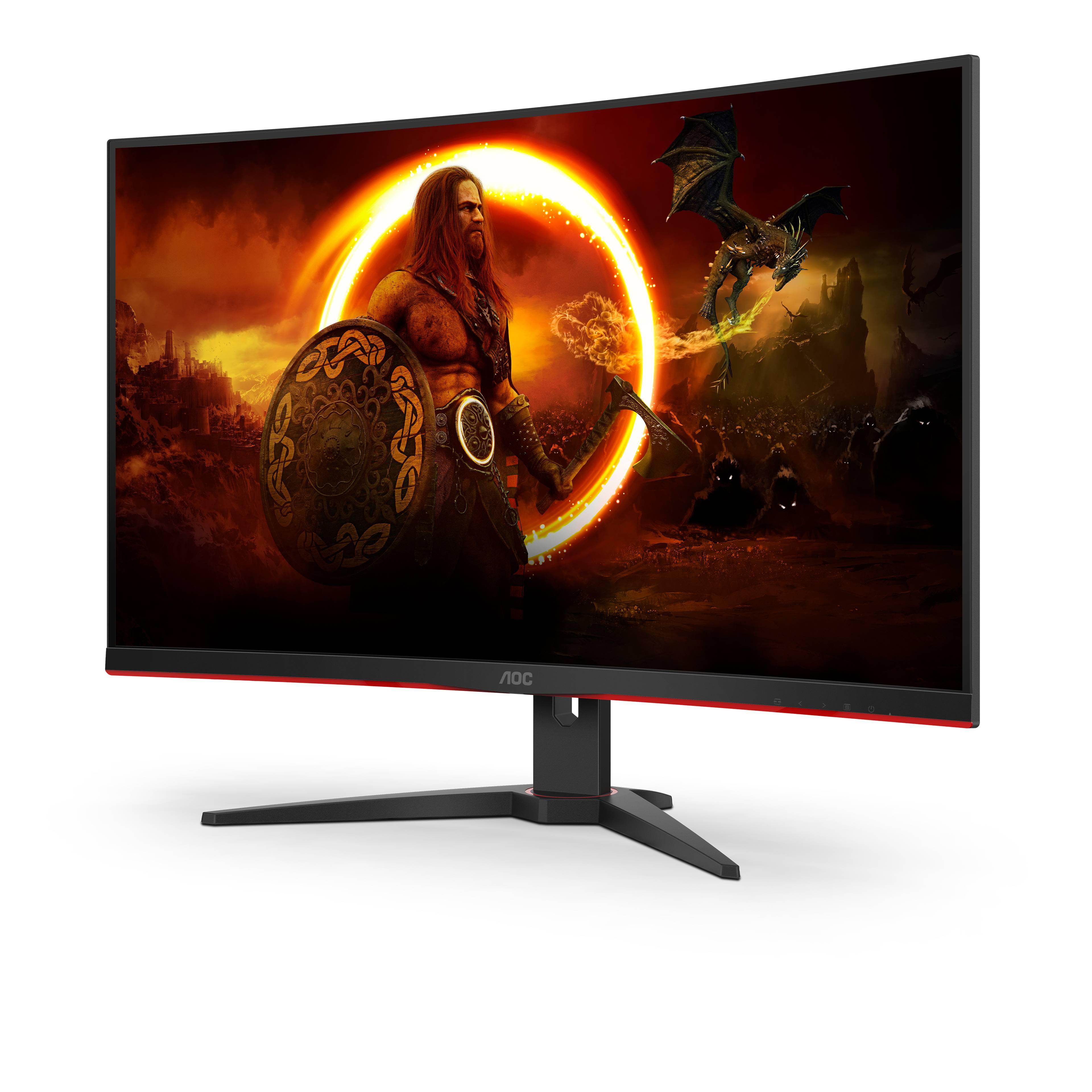 Rca Informatique - image du produit : CQ32G2SE/BK 31.5IN CURV VA QHD 165HZ 250CD/4MS/2HDMI/DP