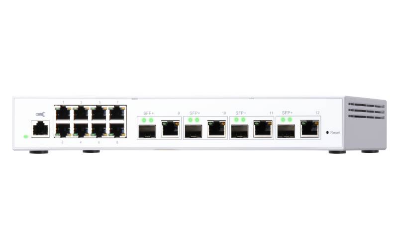 Rca Informatique - image du produit : QSW-M408-4C SWITCH 8PORT 1GBPS 4X 10G SFP+/ NBASE-T COMBO WMSW