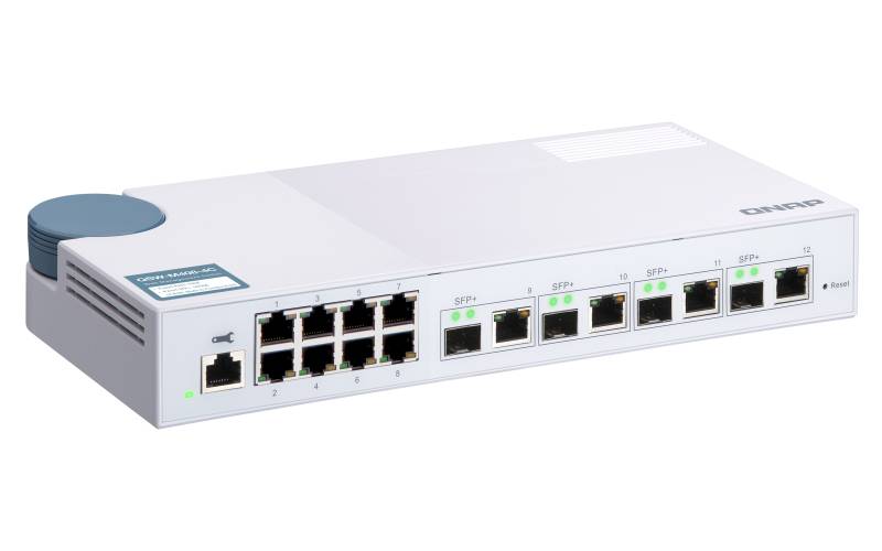 Rca Informatique - image du produit : QSW-M408-4C SWITCH 8PORT 1GBPS 4X 10G SFP+/ NBASE-T COMBO WMSW