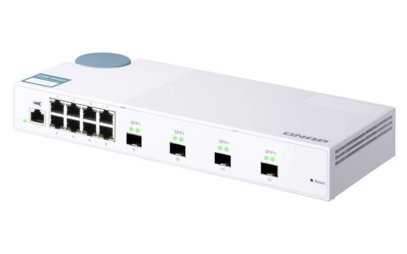 Rca Informatique - image du produit : QSW-M408S SWITCH 8 PORT 1GBPS 4 PORT 10GBE SFP+ WMSW