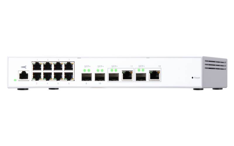 Rca Informatique - image du produit : QSW-M408-2C SWITCH 8PORT 1GBPS 2X 0G SFP+NBASE 2X10G SFP+ WMSW