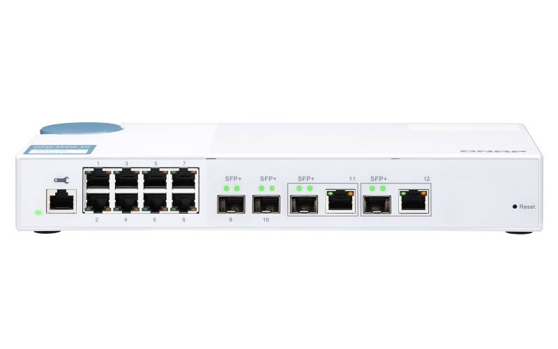 Rca Informatique - image du produit : QSW-M408-2C SWITCH 8PORT 1GBPS 2X 0G SFP+NBASE 2X10G SFP+ WMSW