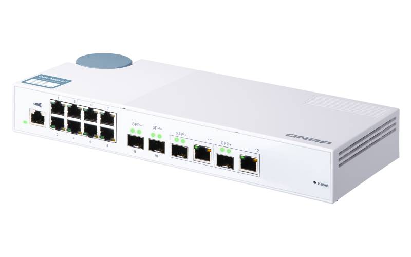 Rca Informatique - image du produit : QSW-M408-2C SWITCH 8PORT 1GBPS 2X 0G SFP+NBASE 2X10G SFP+ WMSW