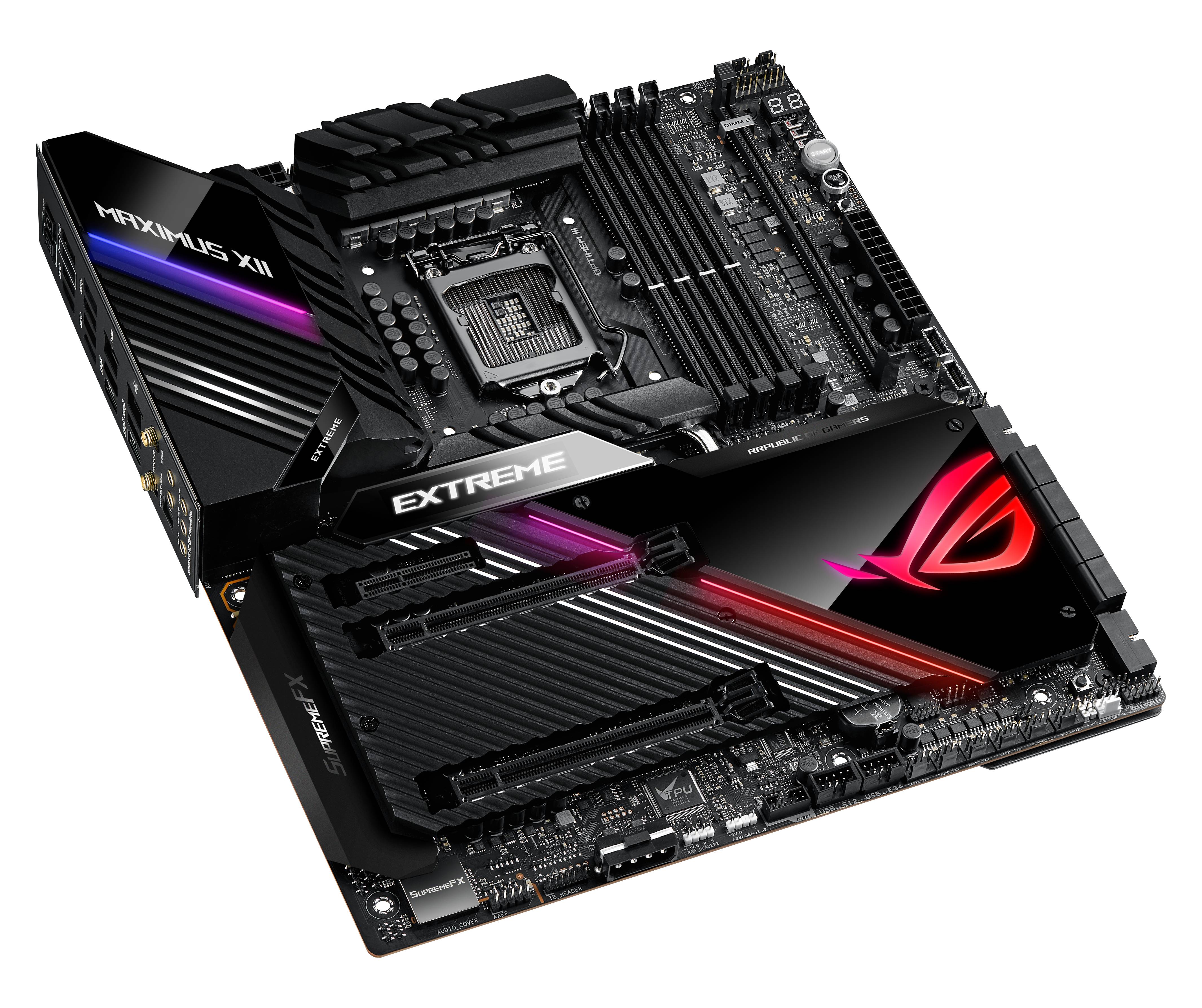 Rca Informatique - image du produit : MAXIMUS XII EXTREME EATX +2GLN+U3.2+M2SATA6+4XDDR4