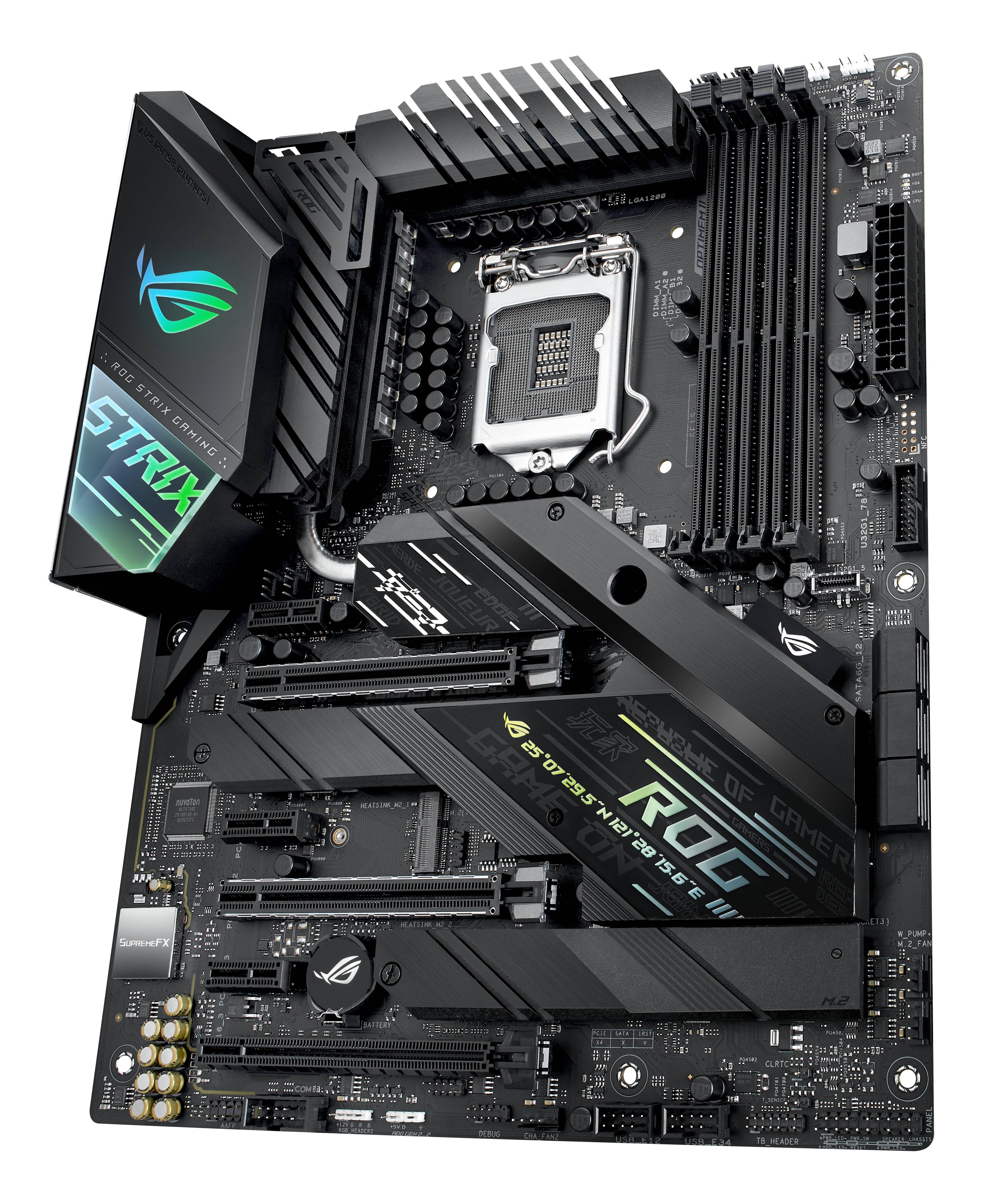 Rca Informatique - image du produit : ROG STRIX Z490-F GAMING ATX+GLN+U3.2+M2 SATA6+4XDDR4