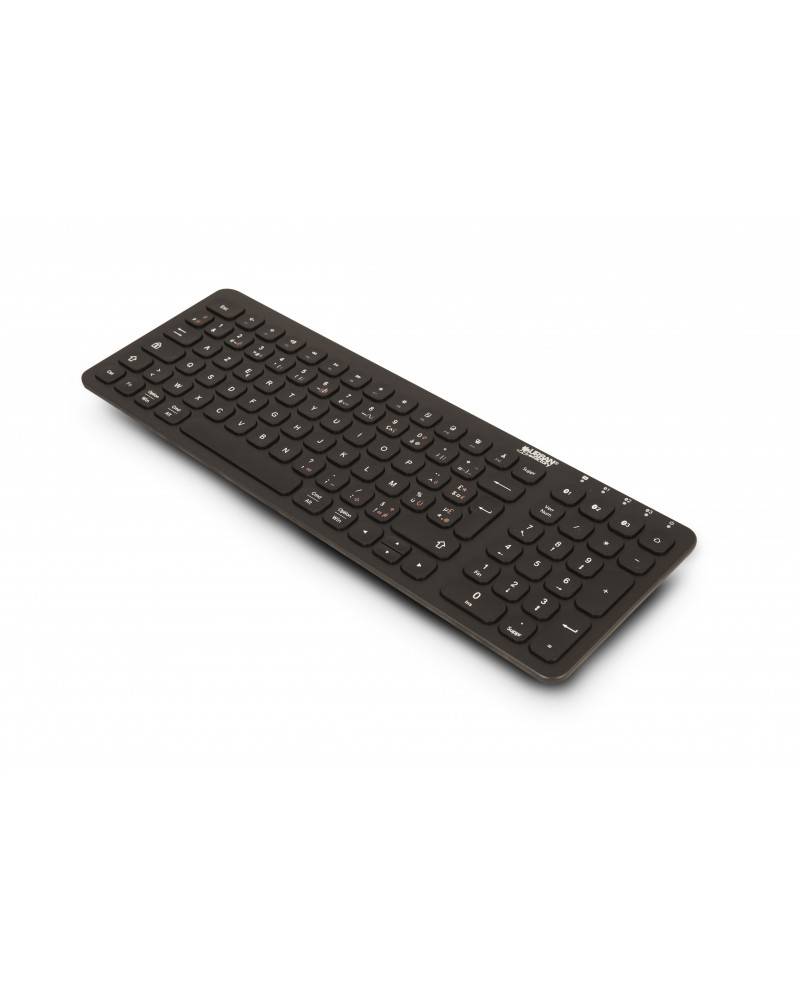 Rca Informatique - Image du produit : COMPACT BLUETOOTH KEYBOARD WITH RECHARGEABLE BATTERY