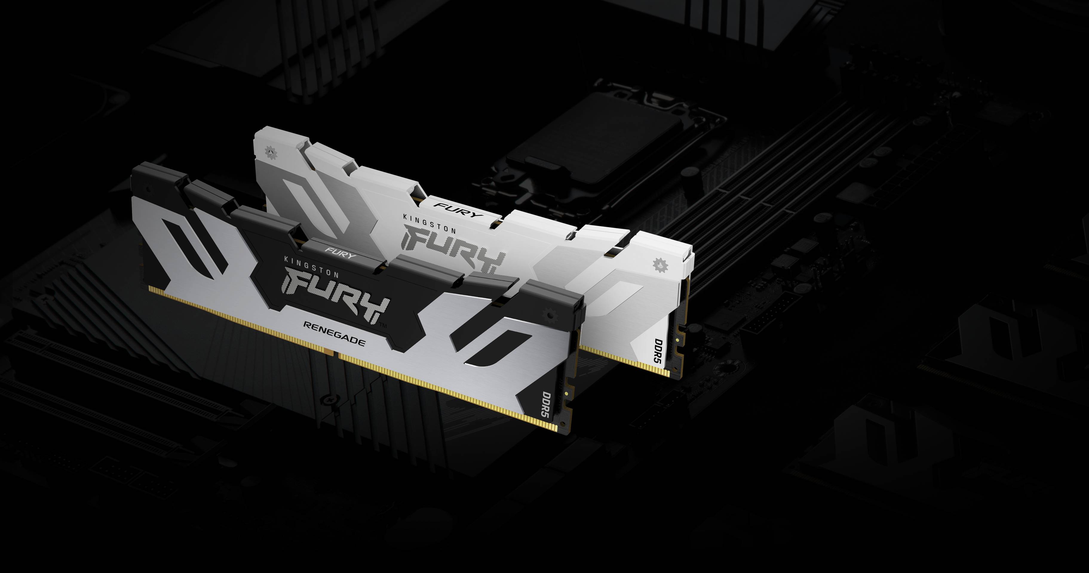 Rca Informatique - image du produit : 32GB DDR5-6400MT/S CL32 DIMM FURY RENEGADE SILVER XMP