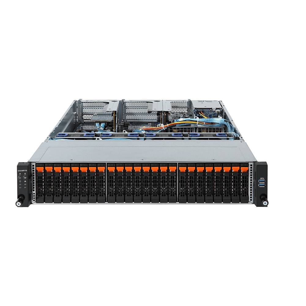 Rca Informatique - image du produit : AMD BAREBONE R281-Z92 2U 2XCPU 32XDIMM 24XHDD 3XPCIE 2X1200W