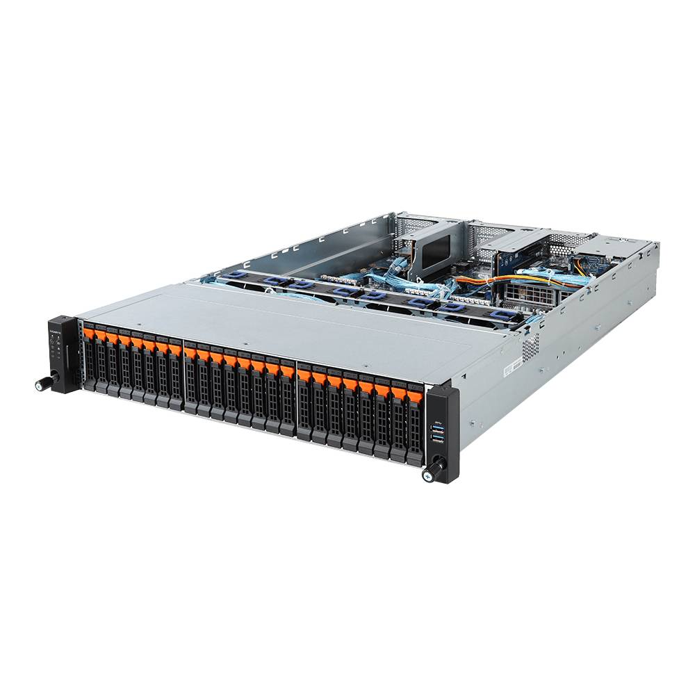 Rca Informatique - Image du produit : AMD BAREBONE R281-Z92 2U 2XCPU 32XDIMM 24XHDD 3XPCIE 2X1200W