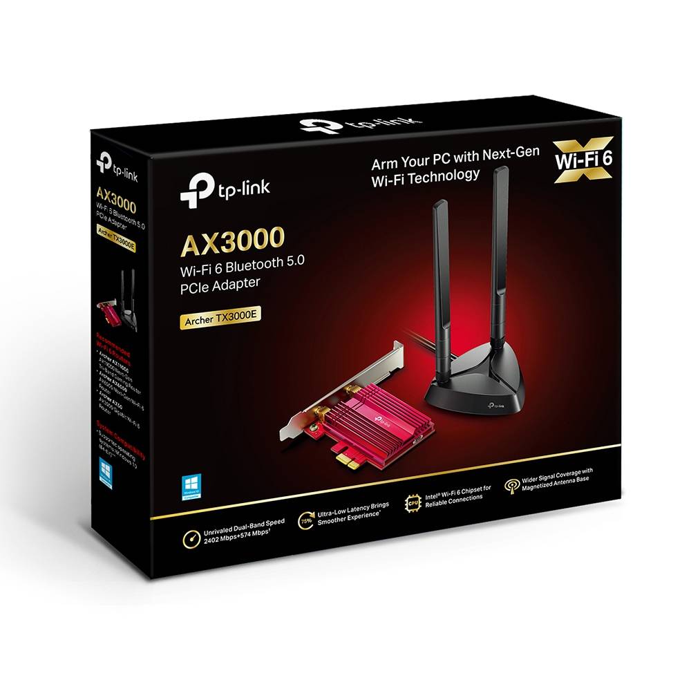 Rca Informatique - image du produit : AX3000 WI-FI 6 PCI EX.ADAPTER BLUETOOTH 5.0