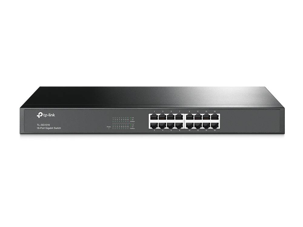 Rca Informatique - image du produit : TL-SG1016 UNMANAGED PURE GIGABIT SWITCH 16 10/100/1000M