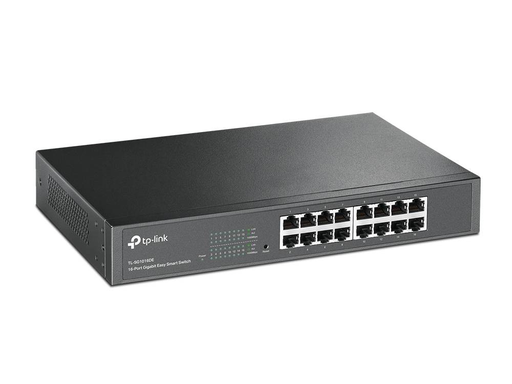 Rca Informatique - image du produit : TL-SG1016DE 16-PORTGIGAB SWITCH 10/100/1000 MBIT/S-RJ45-PORTS