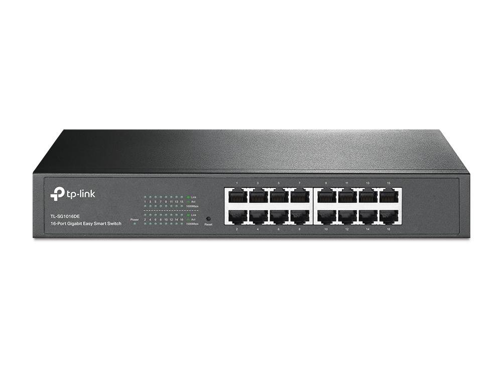 Rca Informatique - image du produit : TL-SG1016DE 16-PORTGIGAB SWITCH 10/100/1000 MBIT/S-RJ45-PORTS