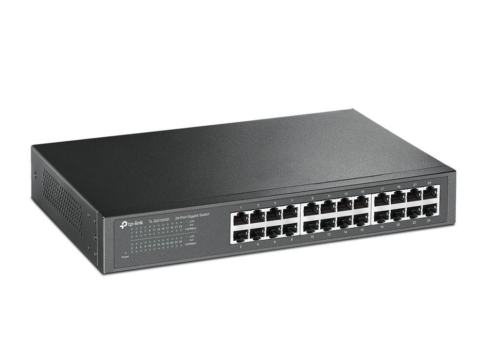 Rca Informatique - image du produit : TL-SG1024D 24-PORT GIGAB SWITCH 10/100/1000 MBIT/S-RJ45-PORTS