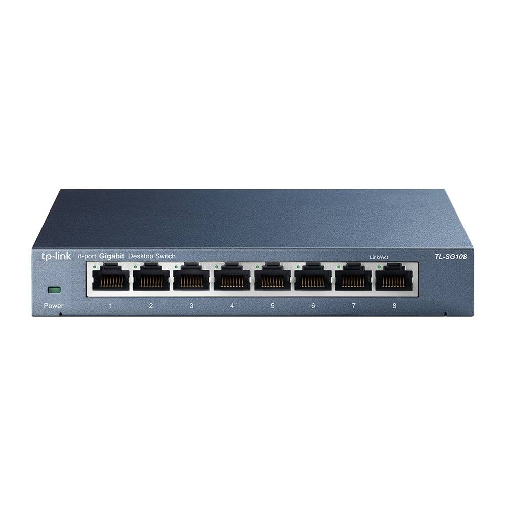 Rca Informatique - image du produit : 8-PORT METAL GIGABIT SWITCH 5 10/100/1000M RJ45 PORTS