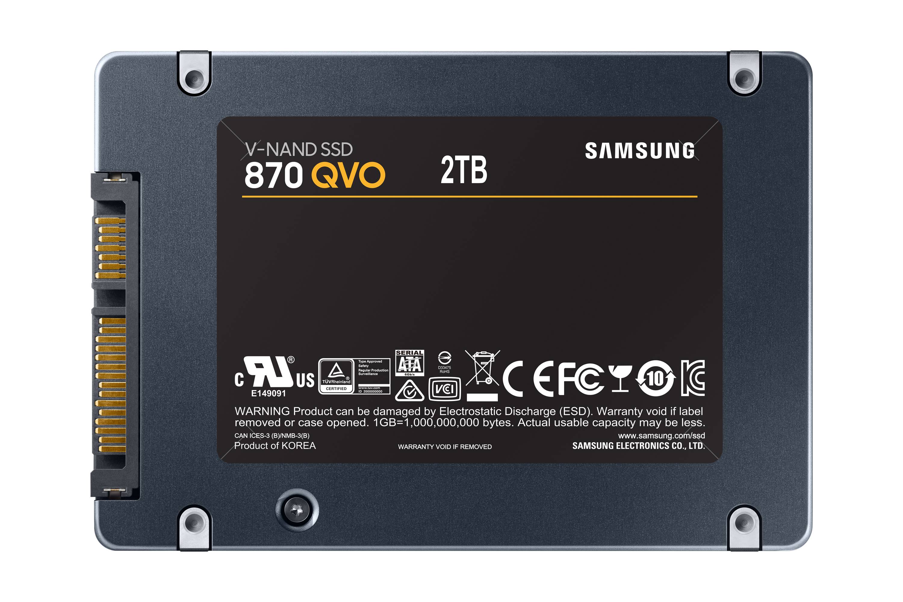 Rca Informatique - image du produit : SSD 870 QVO 2TB .