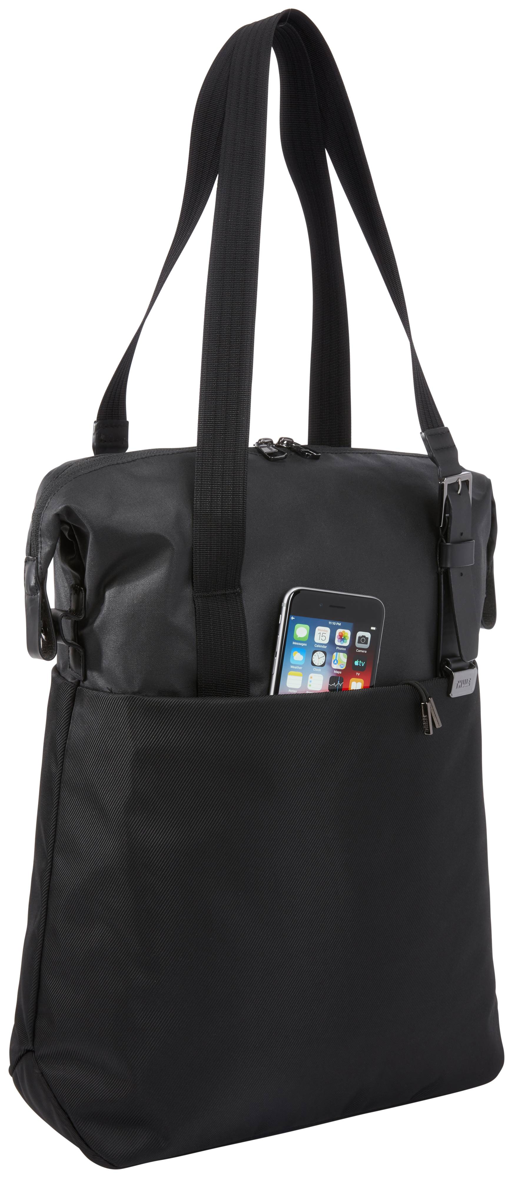 Rca Informatique - image du produit : SPIRA VERTICAL TOTE BLACK .