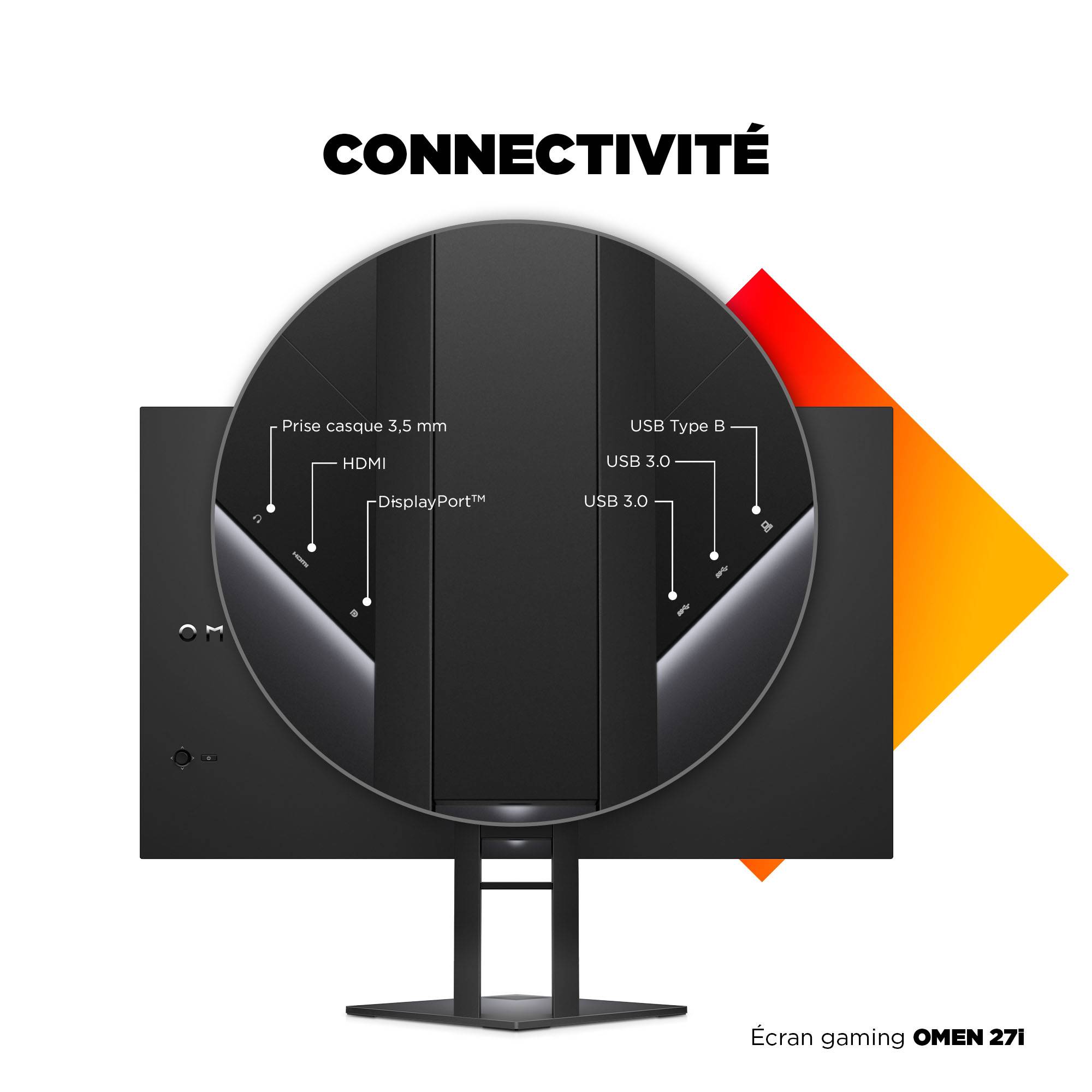 Rca Informatique - image du produit : 27IN IPS 2560X1440 16:9 1MS OMEN 1000:1 USB