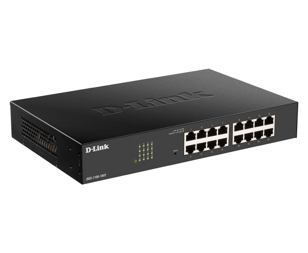 Rca Informatique - image du produit : 16-PORT SMART GIGABIT SWITCH LAYER2