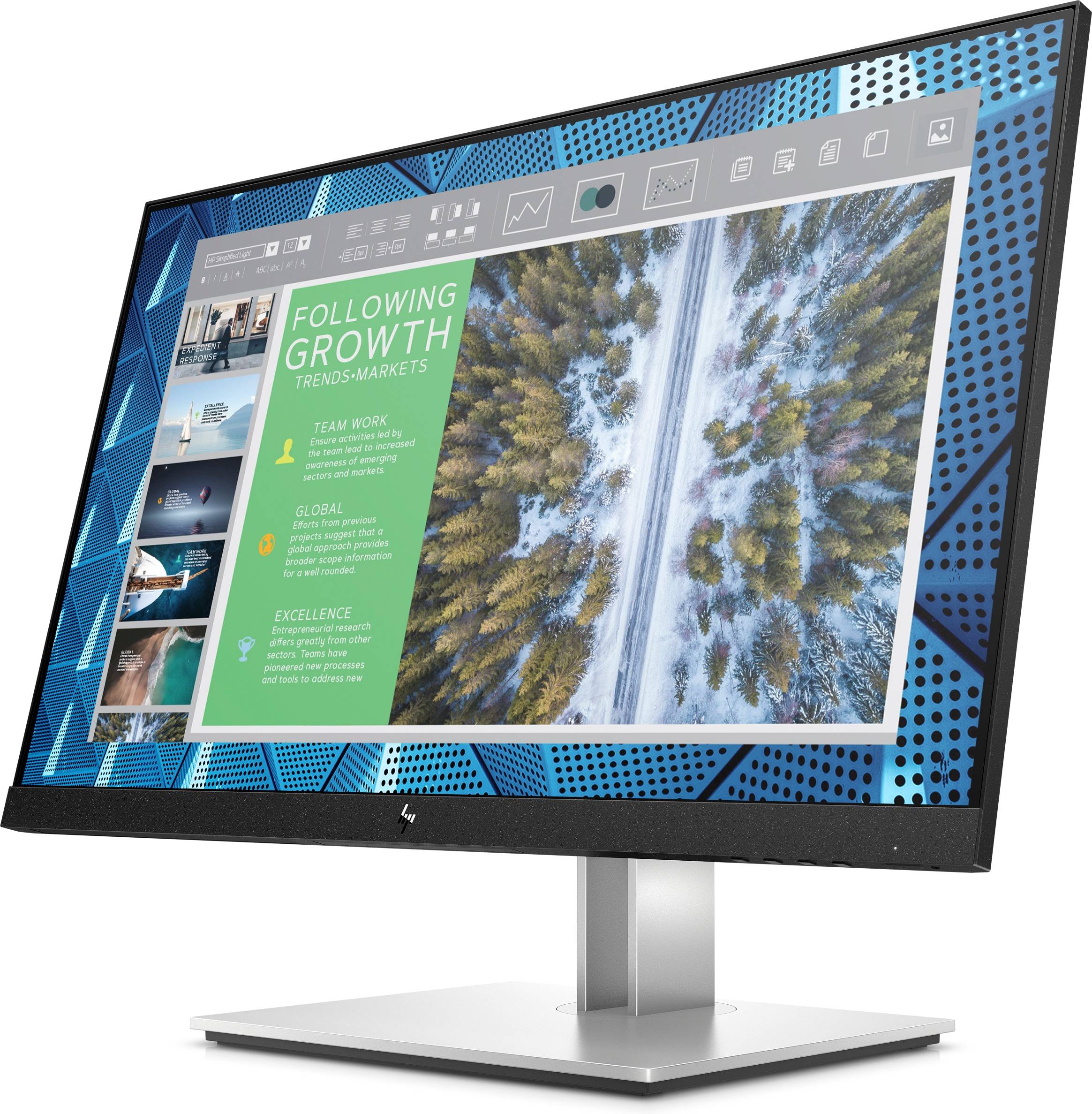 Rca Informatique - image du produit : HP E24Q G4 QHD MONITOR EUROPE HP - PSG TOP CONFIG