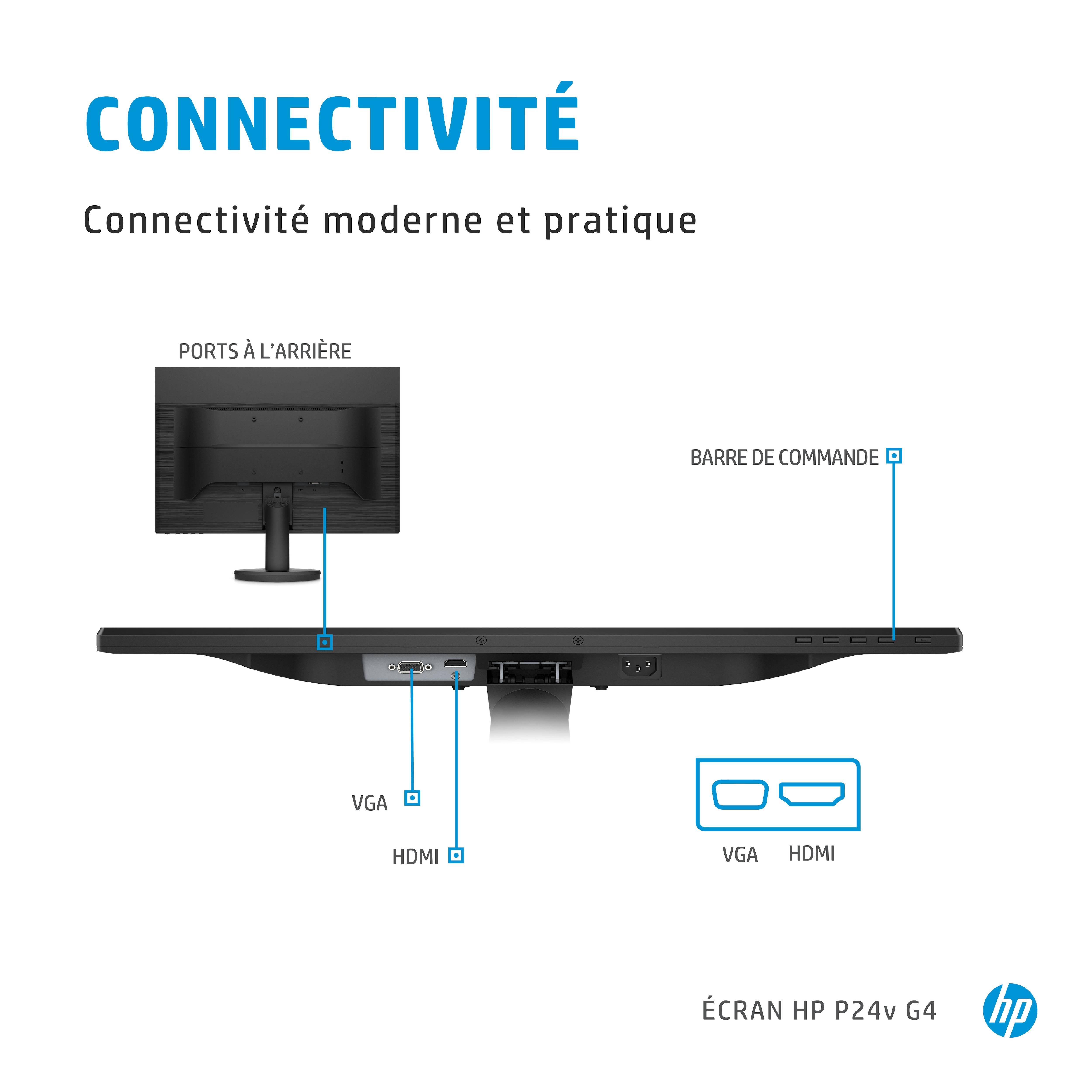 Rca Informatique - image du produit : HP P24V G4 FHD MONITOR IN