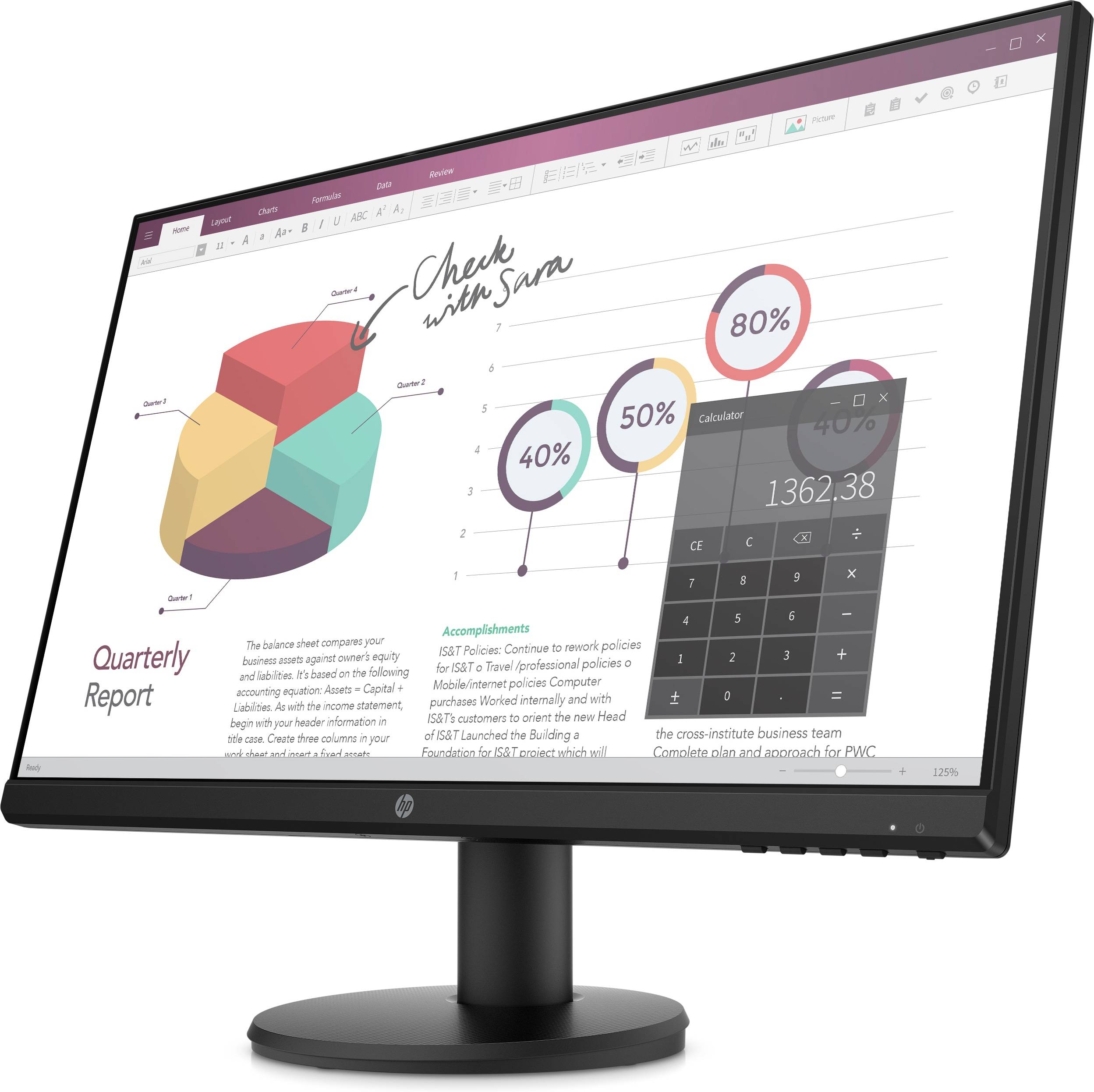 Rca Informatique - image du produit : HP P24V G4 FHD MONITOR IN