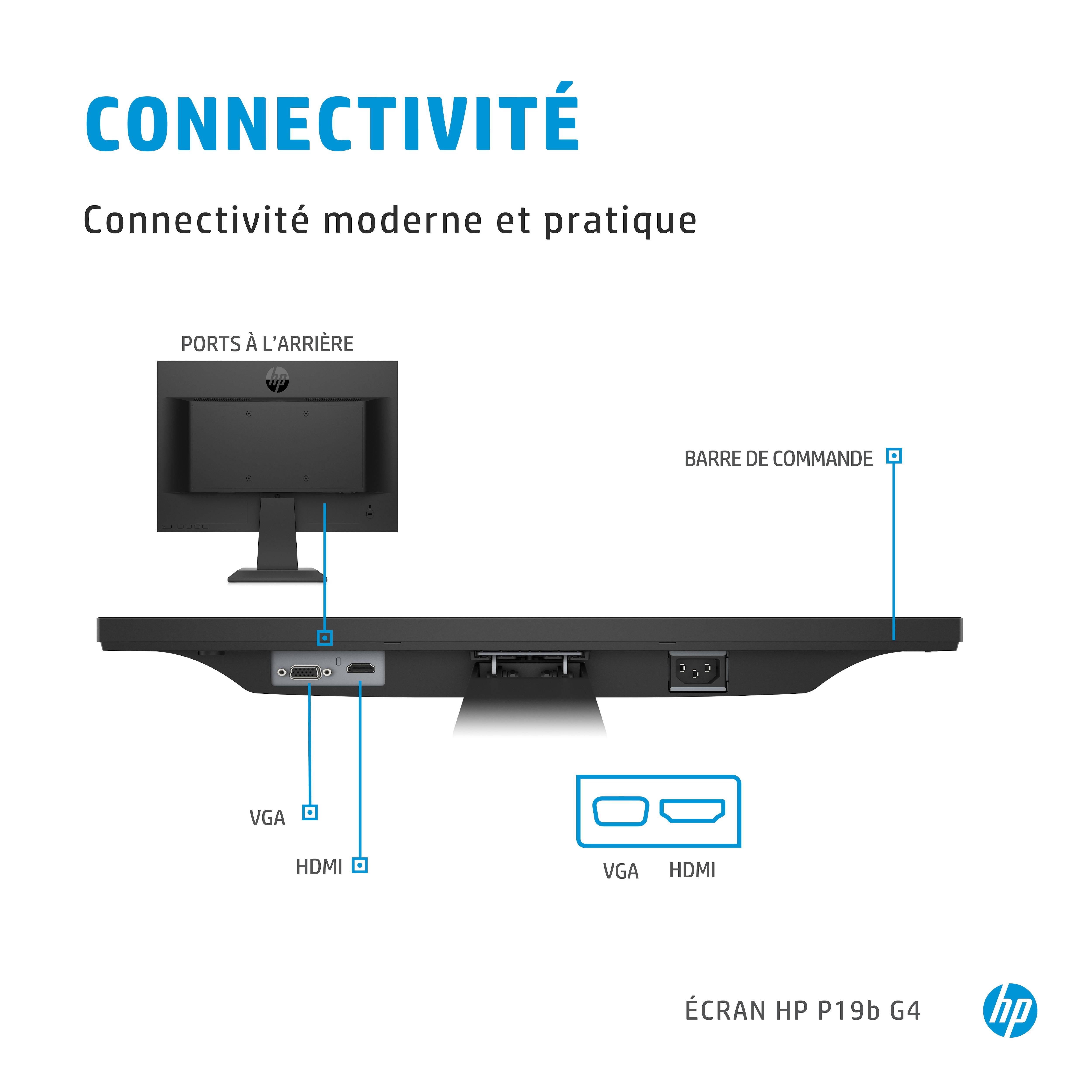 Rca Informatique - image du produit : HP P19B G4 WXGA MONITOR IN